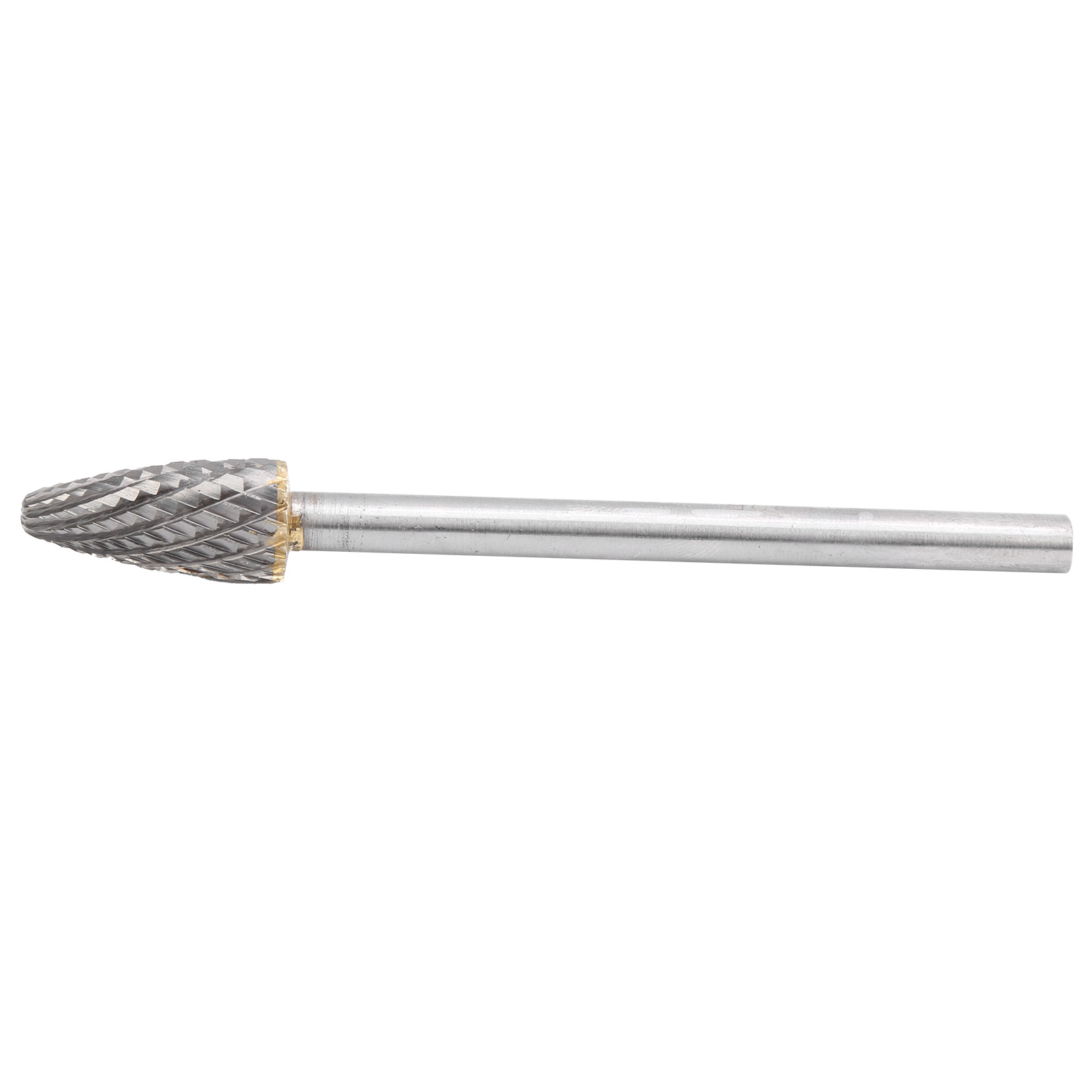 3-schneidiger Hartmetall-fräser, 5er-set, 3,175 Mm Schaft, 2,5 Mm Schnittdurchmesser, 6 Mm Länge, 40 Mm Schaft, Tin-beschichtung, Hss-holzfräser