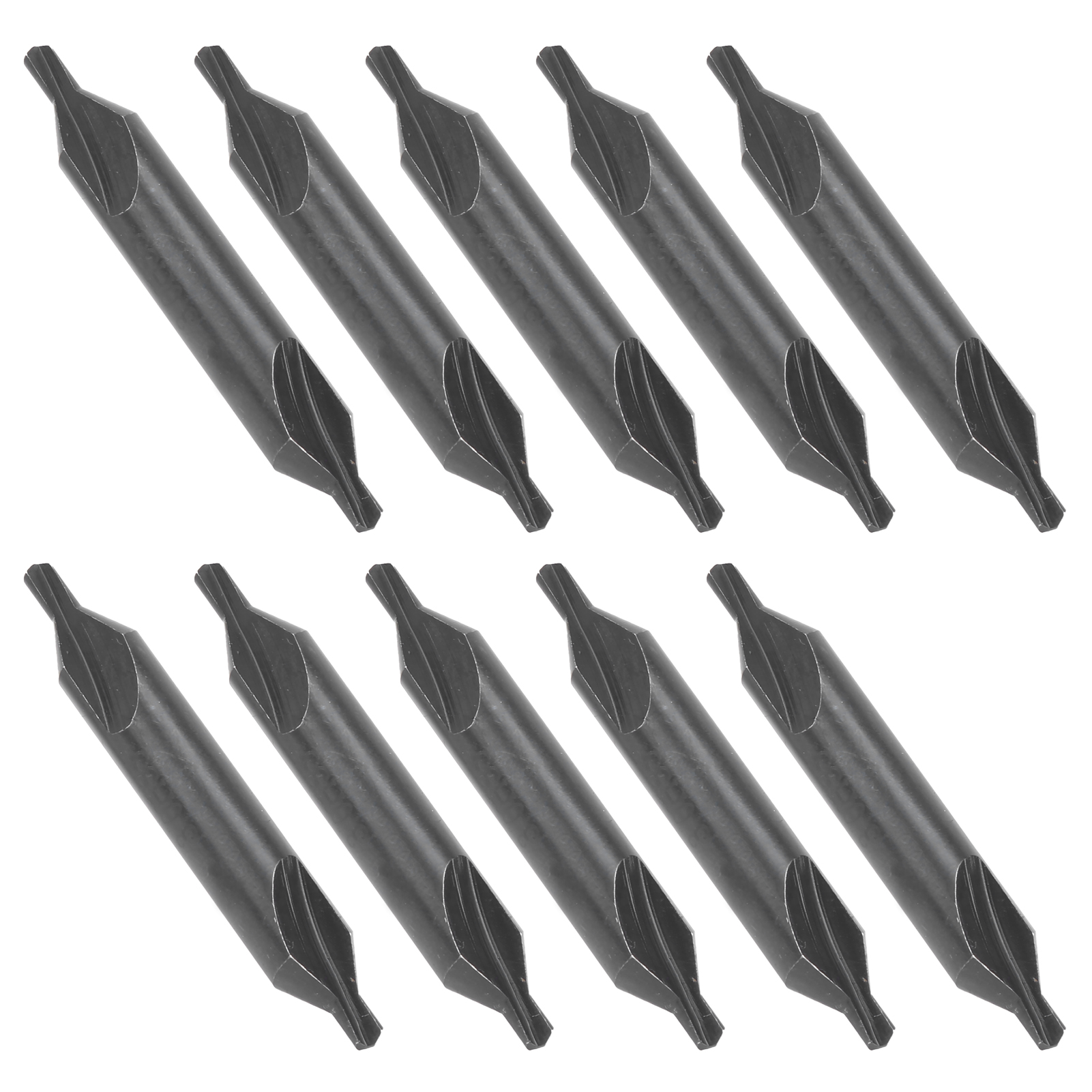 3-mm-zentrierbohrer, 10er-packung, Hss-hochgeschwindigkeitsstahl, Präzisions-industriebohrwerkzeug, Hochgeschwindigkeits-zentrierbohrer Typ A.