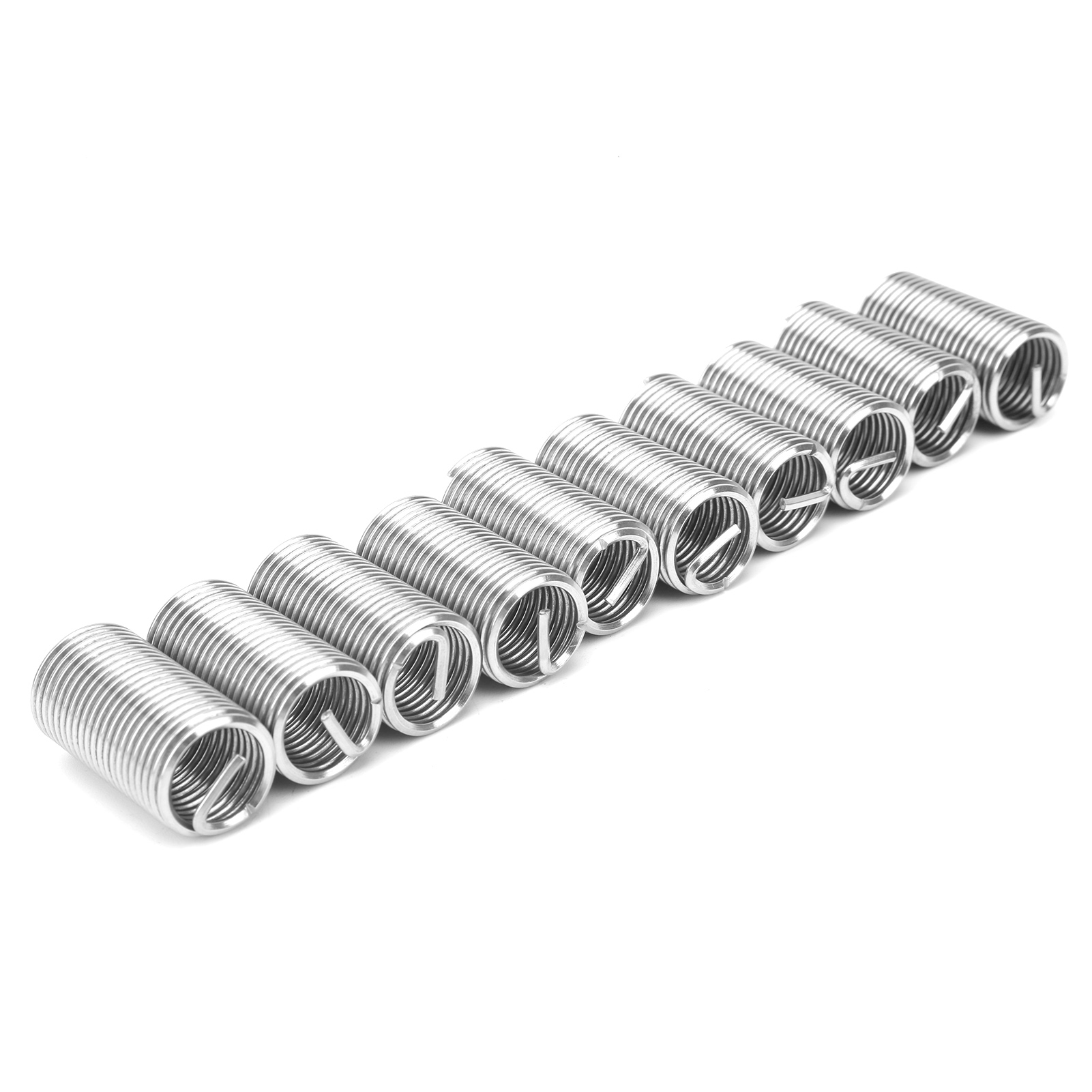 50 Gewindeeinsätze M1,6 X 0,35 1,5d, Gewindereparaturbuchsen, Reduziermuttern, Befestigungselement Aus Edelstahl, Länge 1,5d, Packung Mit 50 Stück