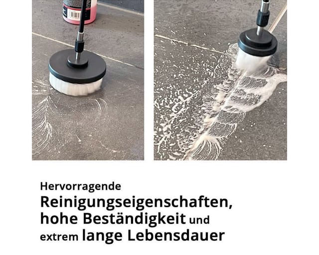 STAHLWERK Bürsten-Aufsatz 45er Set für Akkuschrauber und Bohrmaschinen