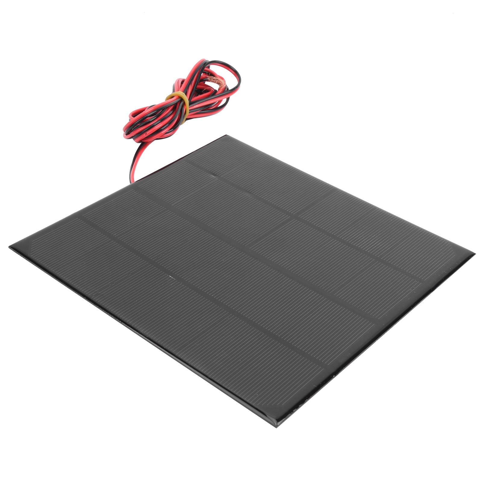 6v 4,5w Polysilizium-solarpanel, Epoxidharz-modul Mit 200 Cm Rotem Und Schwarzem Kabel, Diy-zubehör
