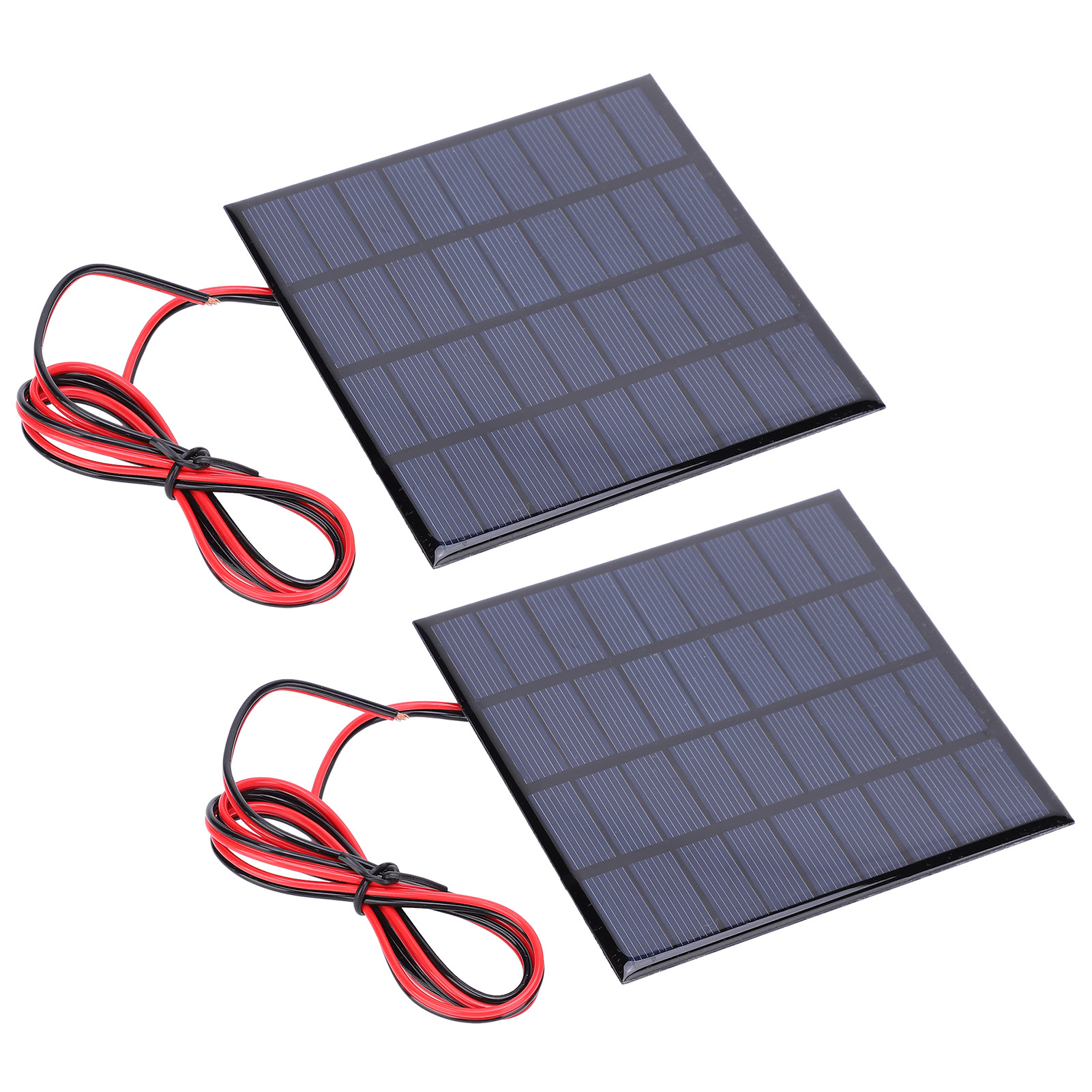 Set Mit 2 9v 2w Epoxid-polysilizium-solarzellen, Lademodul, Spielzeug, 1m Kabel