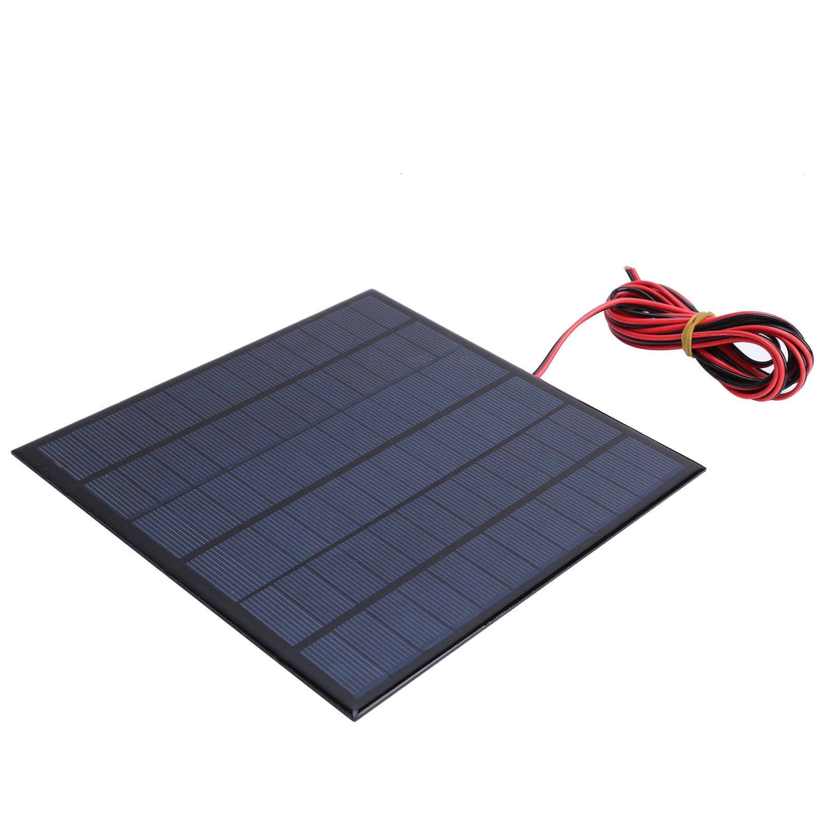 18v 4,5w Dc Polykristallines Solarmodul Mit 2m Roten Und Schwarzen Kabeln, Epoxidharz-modul Für Selbstbau Und Stromversorgung