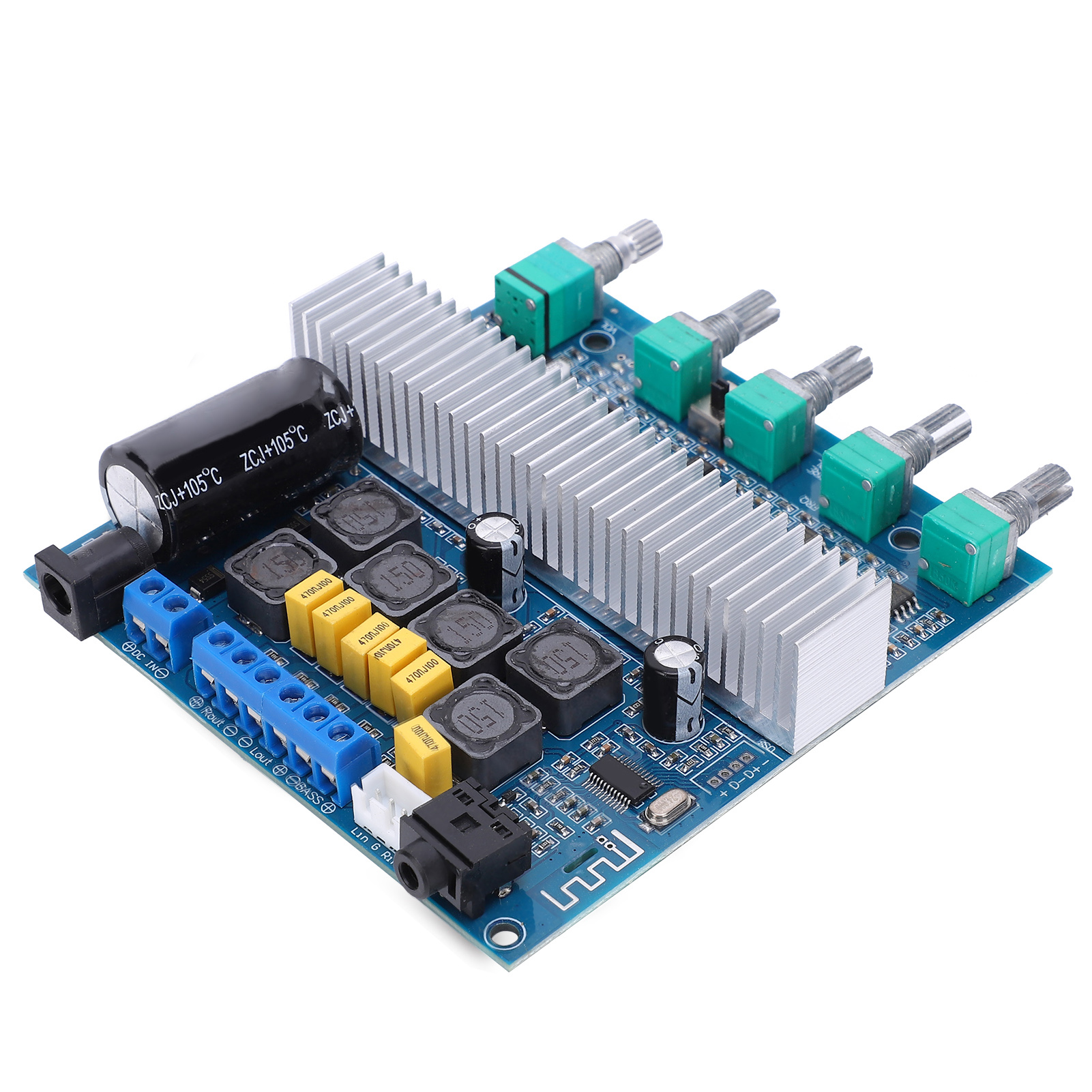 Tpa3116d2 100w Verstärkermodul Stereo-subwooferplatine Niederspannungs-audioleistung