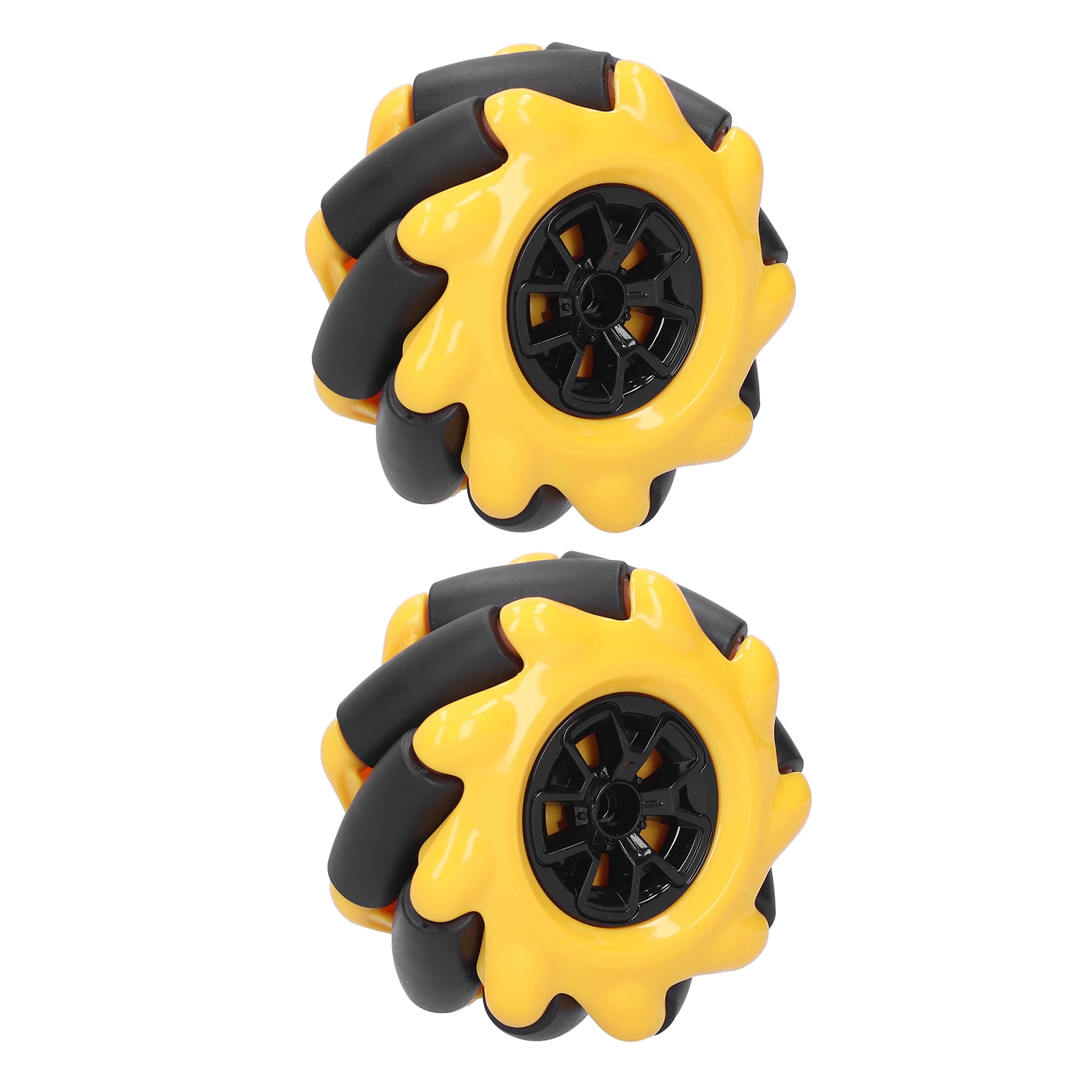 Set Mit 2 Mecanum 60-mm-rädern Für Diy-roboterautos, Kompatible Zubehörteile, 360°-bewegung, Chassis-komponenten, Paar