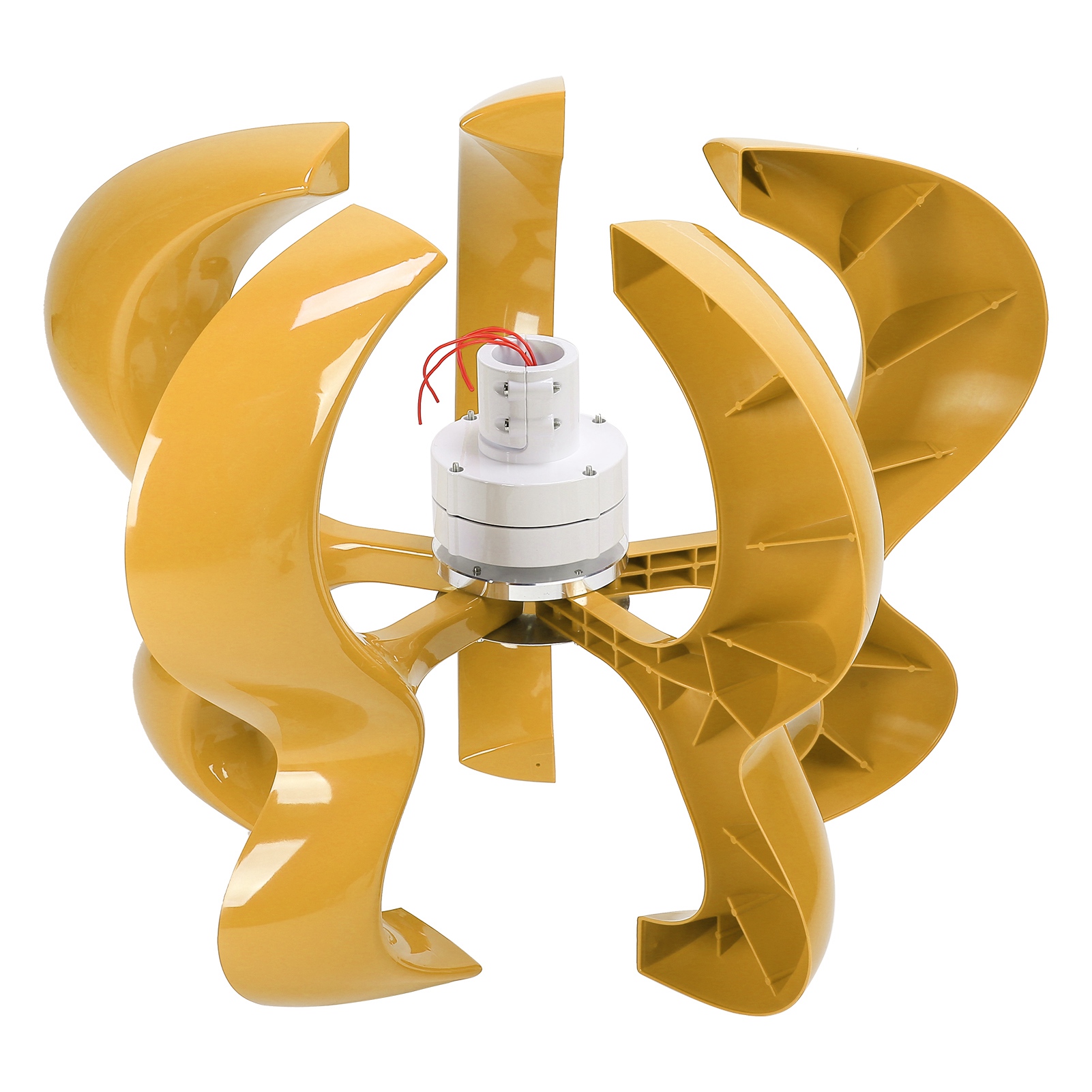 600-w-5-blatt-windkraftanlage Mit Steuerung, Kürbisform, Weiß, 12 V, Dthl600w-generator