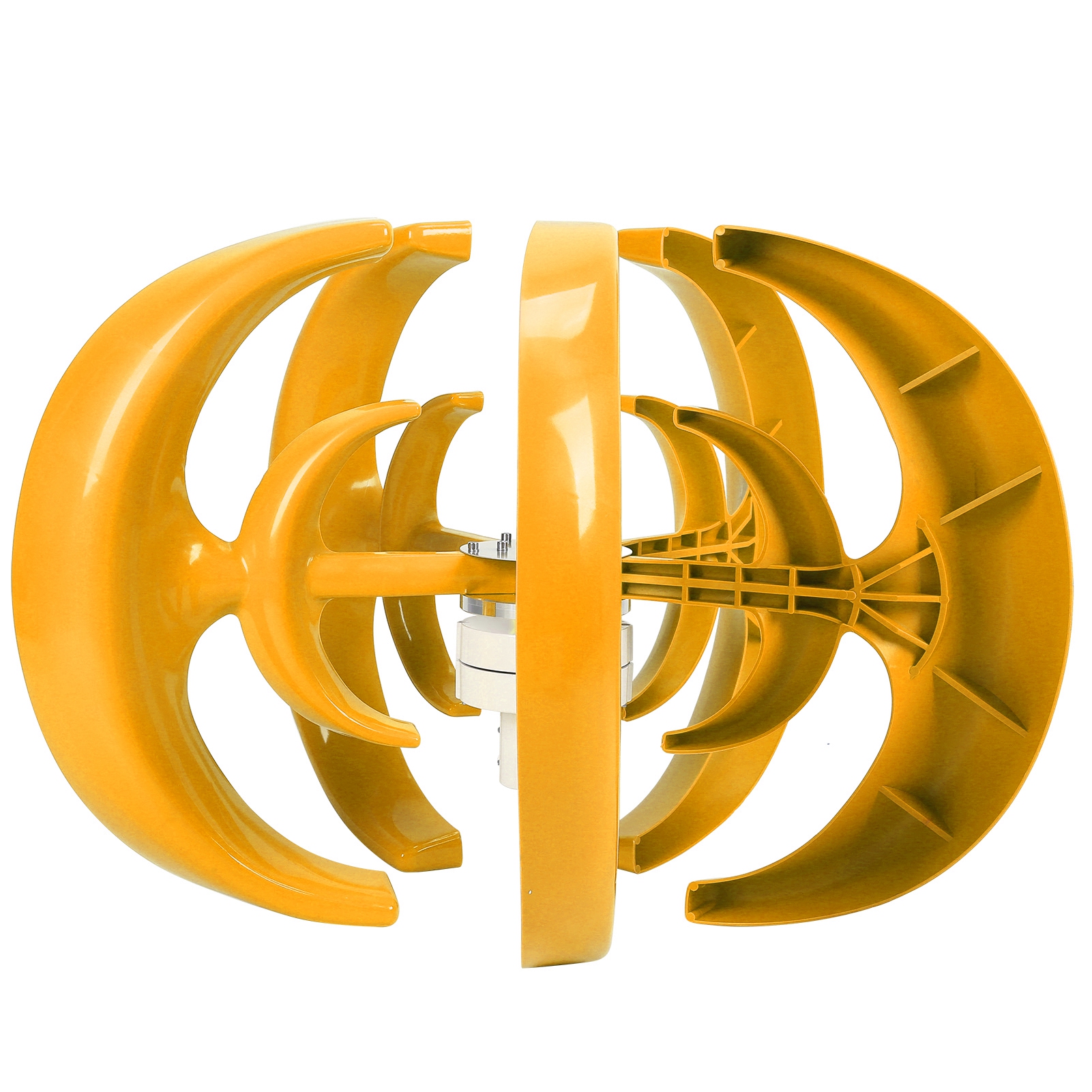 600-w-5-blatt-windgenerator Mit Steuerung, Kalebassenform Dthl600w, Gold (12v)
