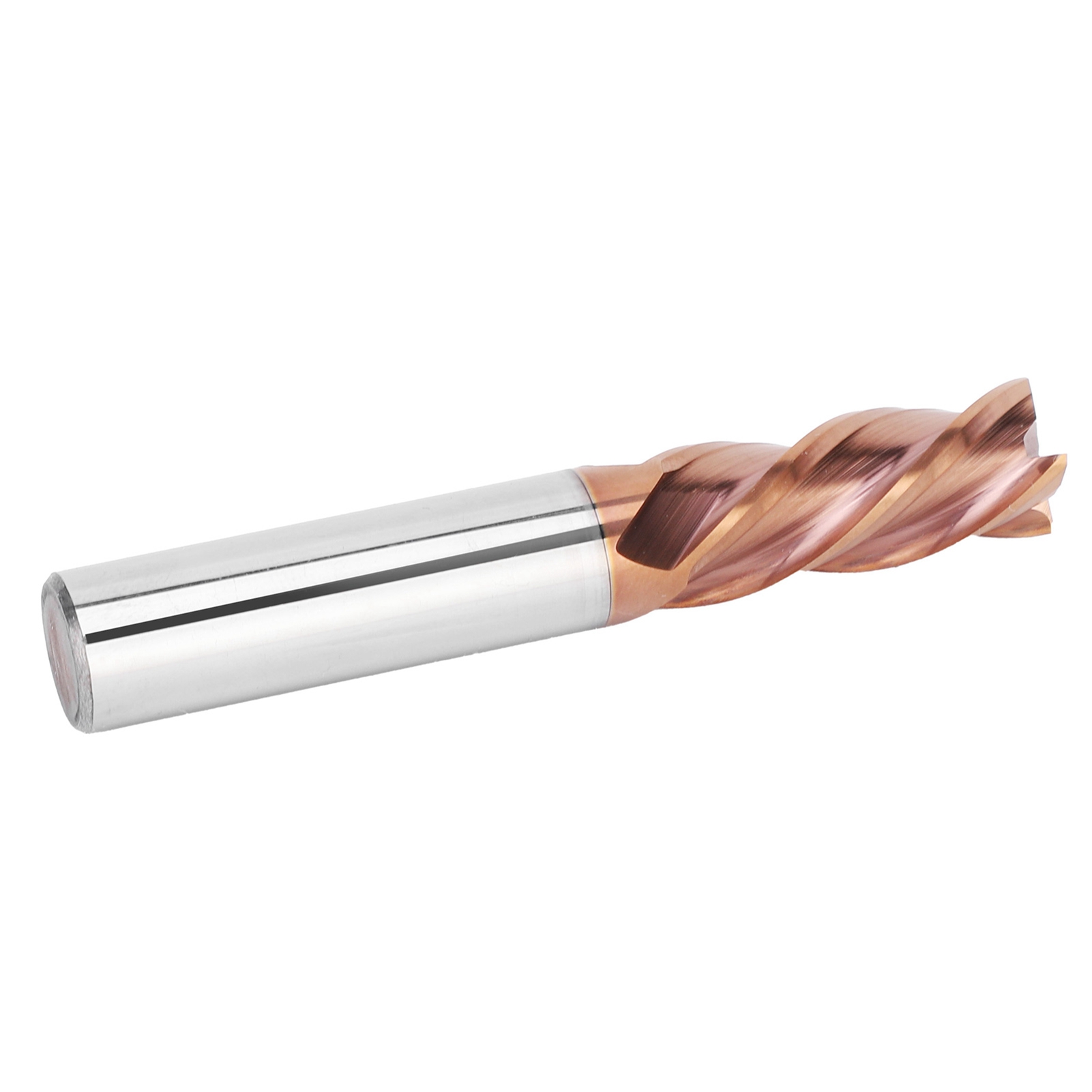 Hartmetall-fräserset (2 Größen) 12x75x12d, 4-teiliges Cnc-fräserset Für Metall, Spiralfräser Für Stahl, Professionelles Fräsen