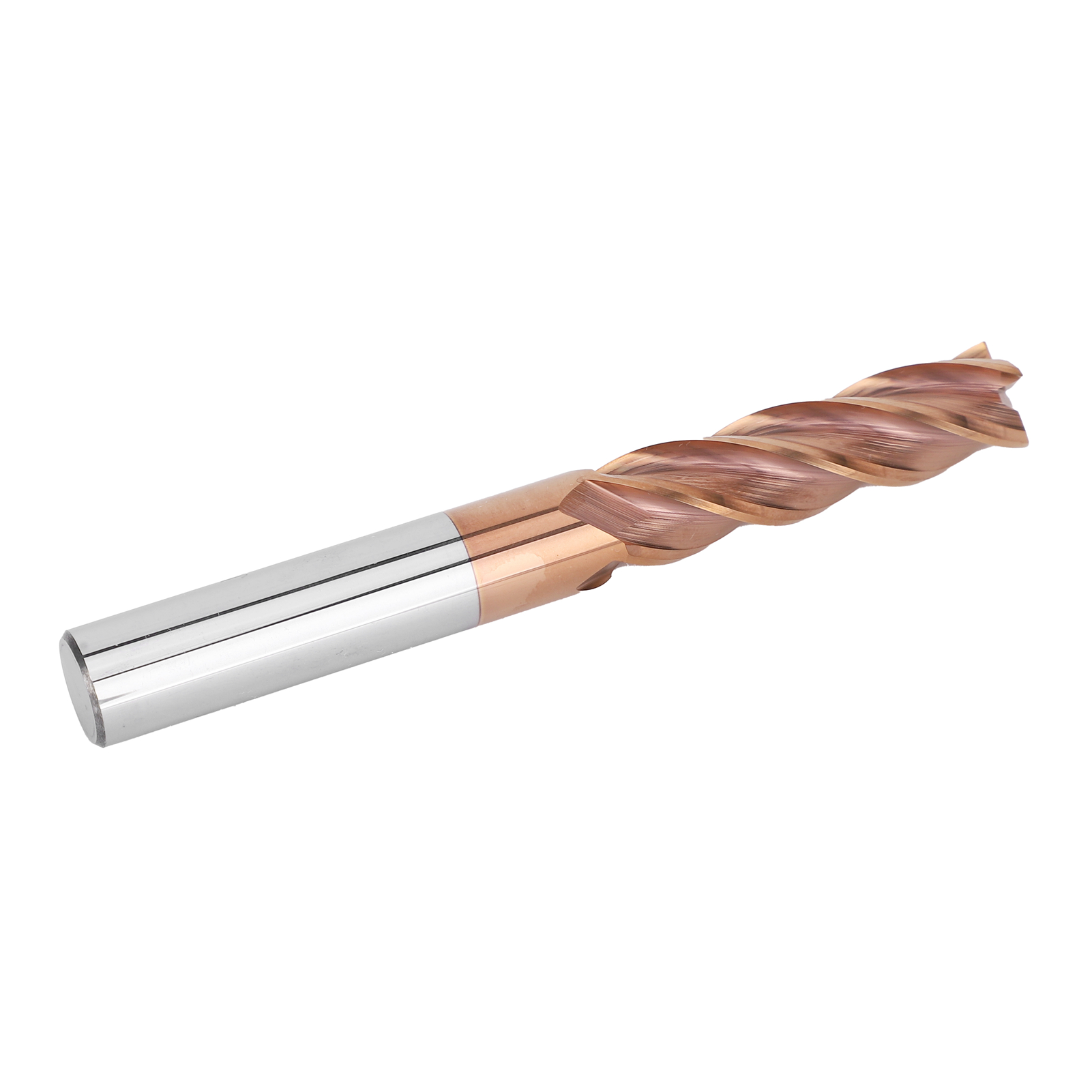 4-zahn-vollhartmetall-schaftfräser Für Die Aluminiumbearbeitung, Cnc-werkzeug D12x45x100lx4f, Wolframkarbid-schaftfräser Für Die Hochleistungsbearbeitung.