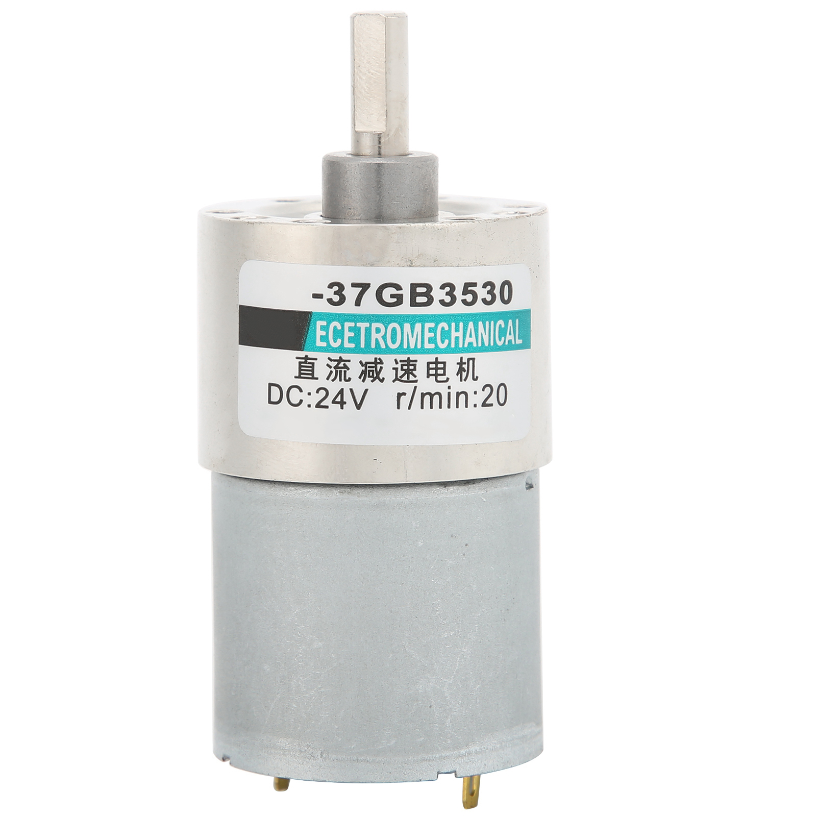 24-v-gleichstrommotor Xd-37gb3530, Mikrogetriebemotor 10 U/min, Hohes Drehmoment, Permanentmagnet, Niedrige Drehzahl, Geräuscharm, Metallgetriebe