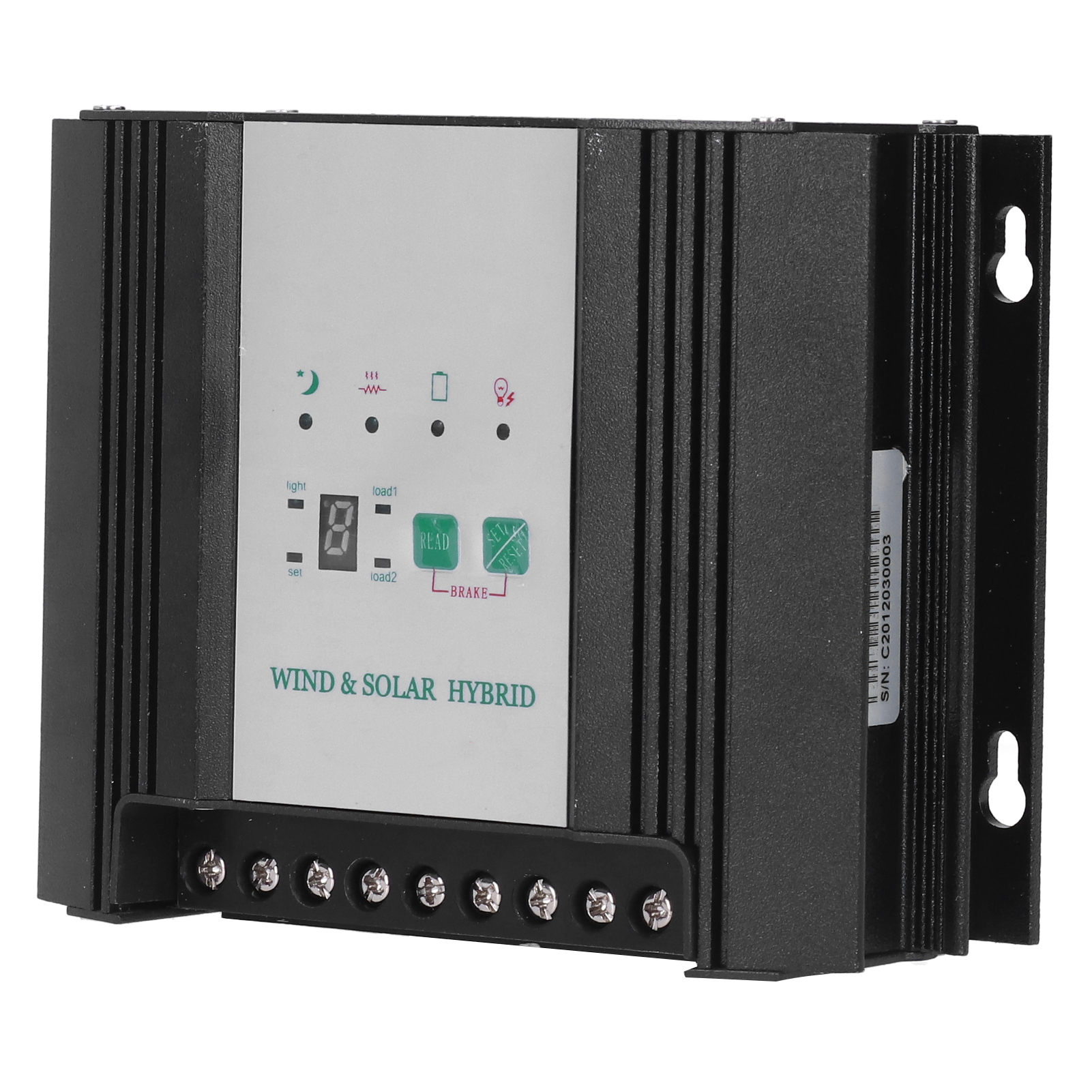 Intelligenter Hybrid-wind-solar-regler 400w + 100w 12v, Led-controller Für Windkraftanlagen Und Photovoltaikmodule, Dual-source-ladegerät.