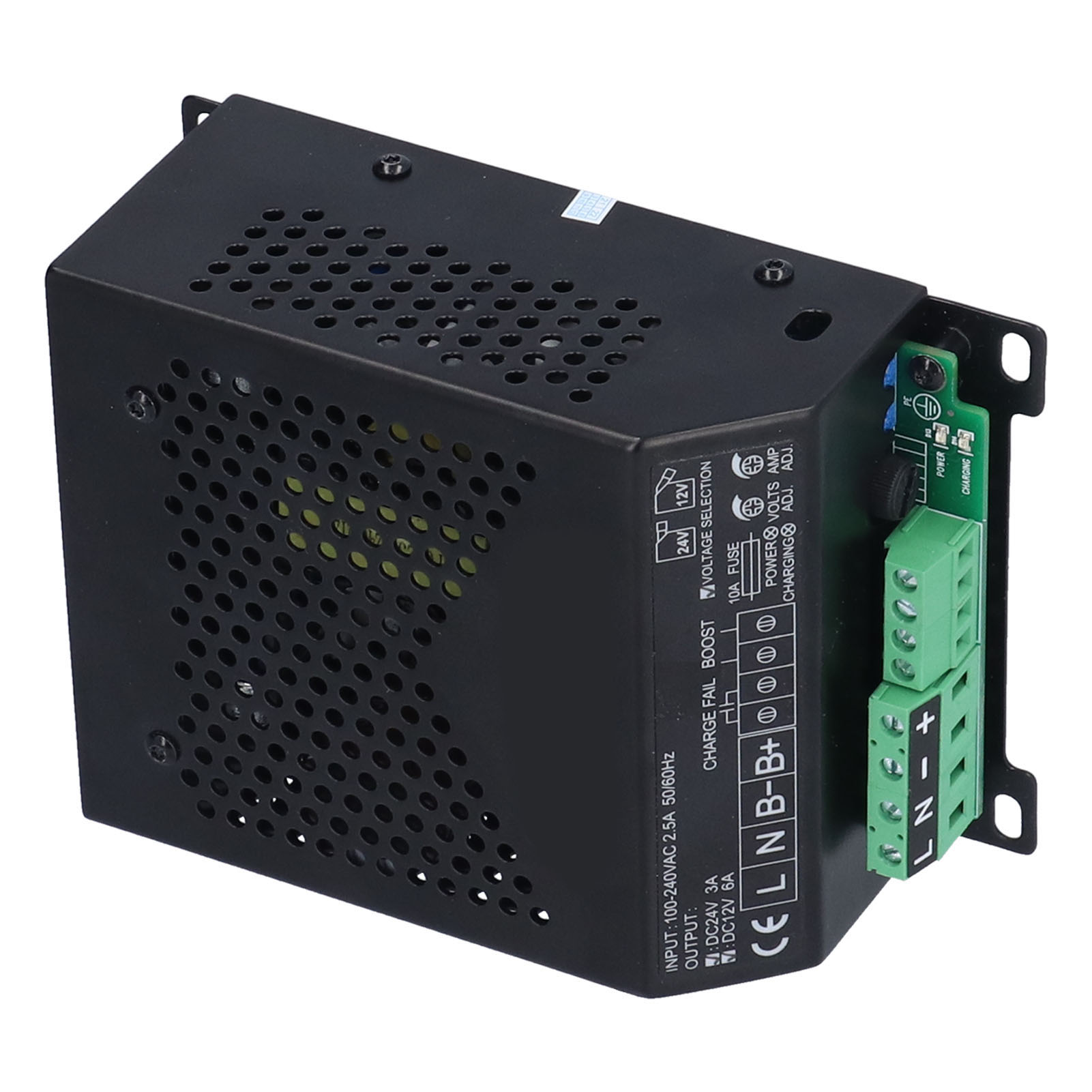 5-teiliger Momenttaster, 22 Mm Wasserdichter Flachmetallschalter Mit Blauer Led, Dc 12–24 V, Automatische Rückstellung Für Autos