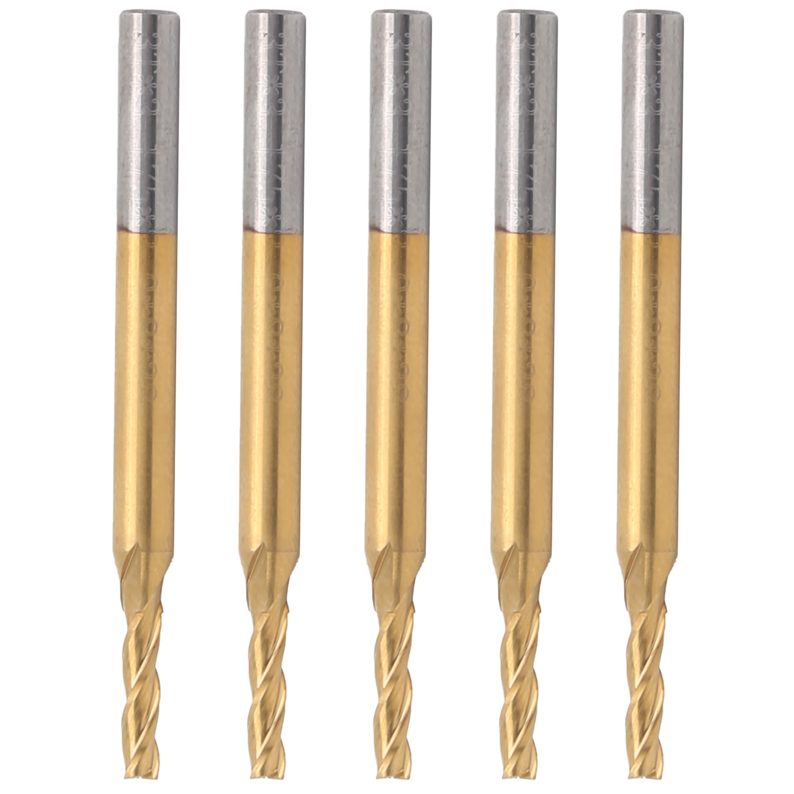 Linksdrehender, Zweischneidiger Spiral-schaftfräser, Hartmetall, Schneidwerkzeug 3,175 X 3,175 X 12 X 40 Mm