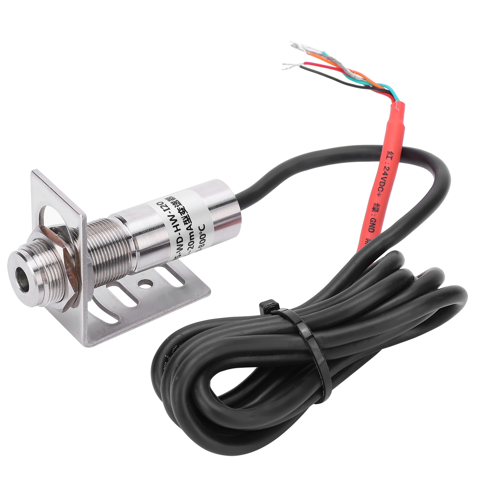 Berührungsloser Infrarot-temperatursensor, Edelstahl-transmitter 4–20 Ma, Kurze Ausführung, 0–1000 °c Sonde