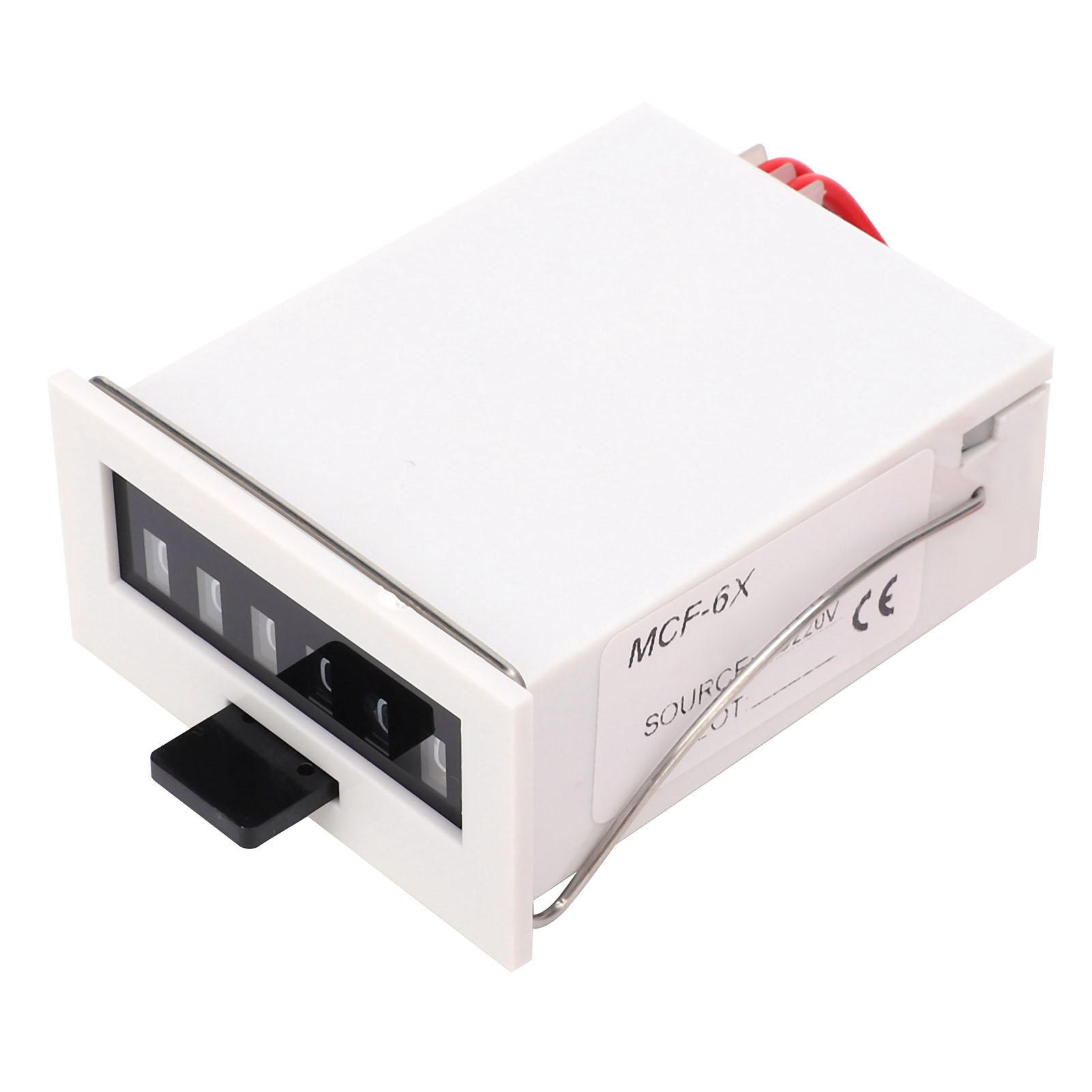 6-stelliger Elektromagnetischer Impulszähler, Abs-modul Mcf-6x, 0–999999, 1,5 W, 220 V Wechselstrom