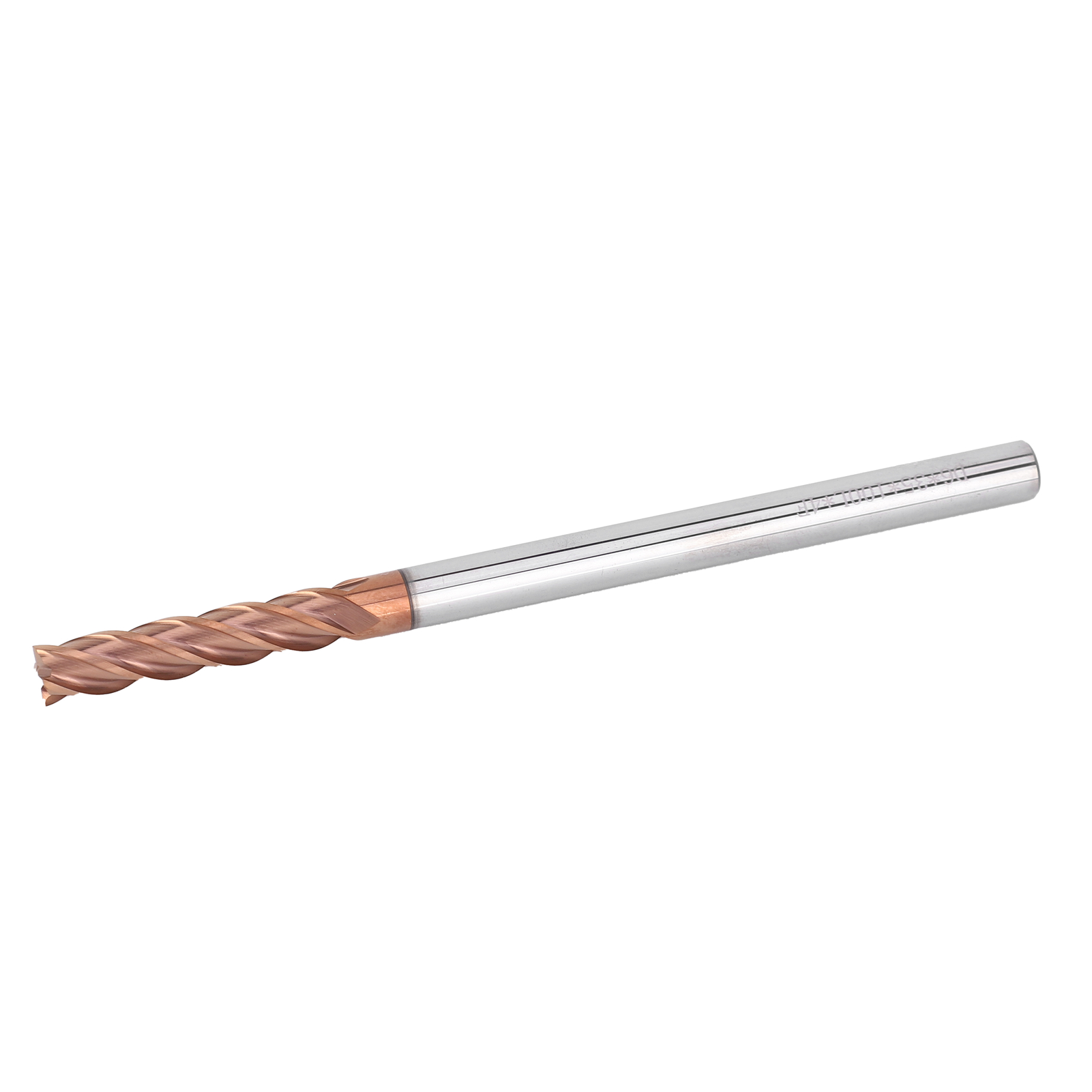 4-zahn-vollhartmetall-fräser, Cnc-werkzeug Aus Wolframstahl, 6 Mm Durchmesser, 35 Mm Länge, 100 Mm Schaft, Geeignet Für Holz Und Metall.