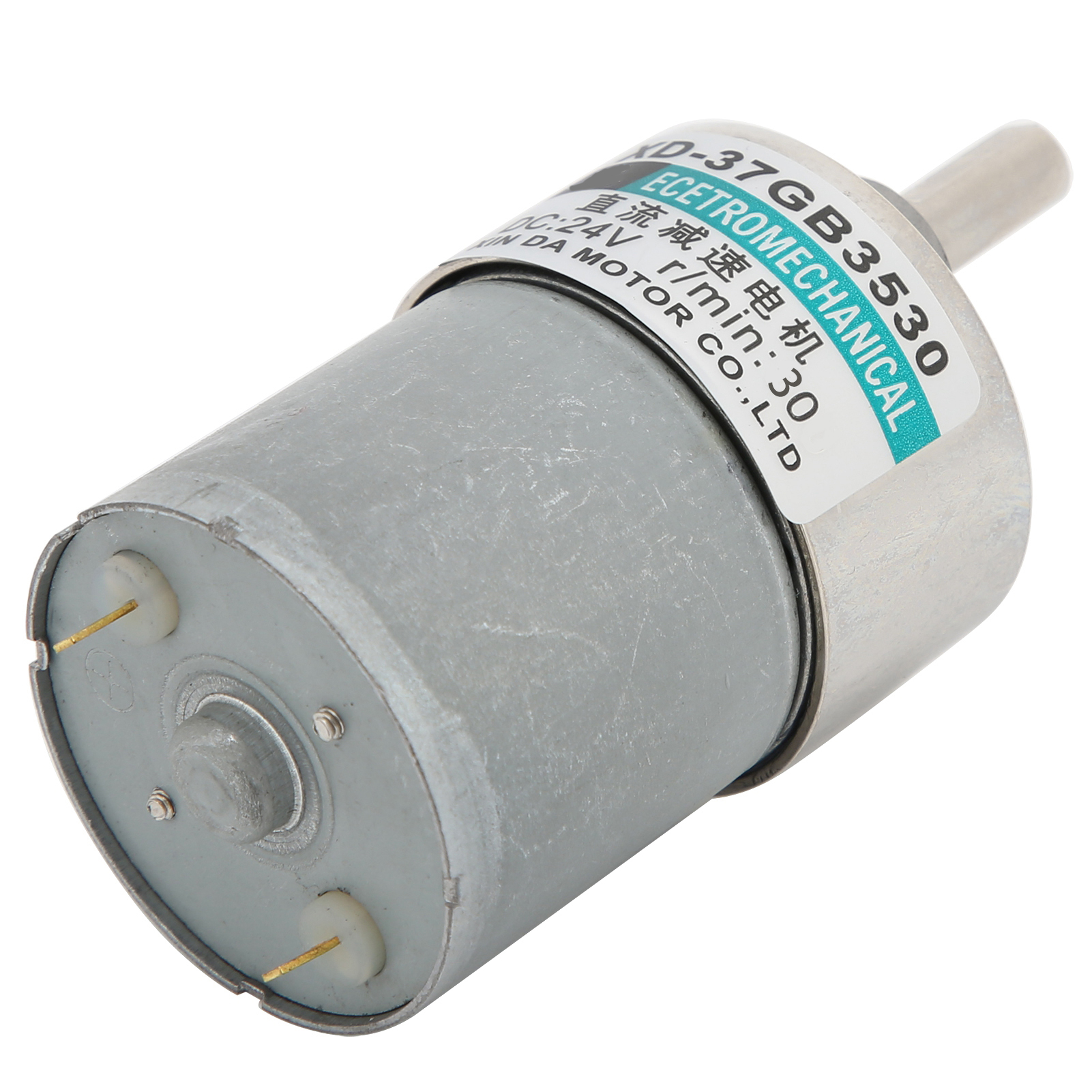 24-v-gleichstrom-getriebemotor Xd-37gb3530, Niedrige Drehzahl 30 U/min, Hohes Drehmoment, Rechts-/linkslauf, Für Cnc-werkzeugmaschinen
