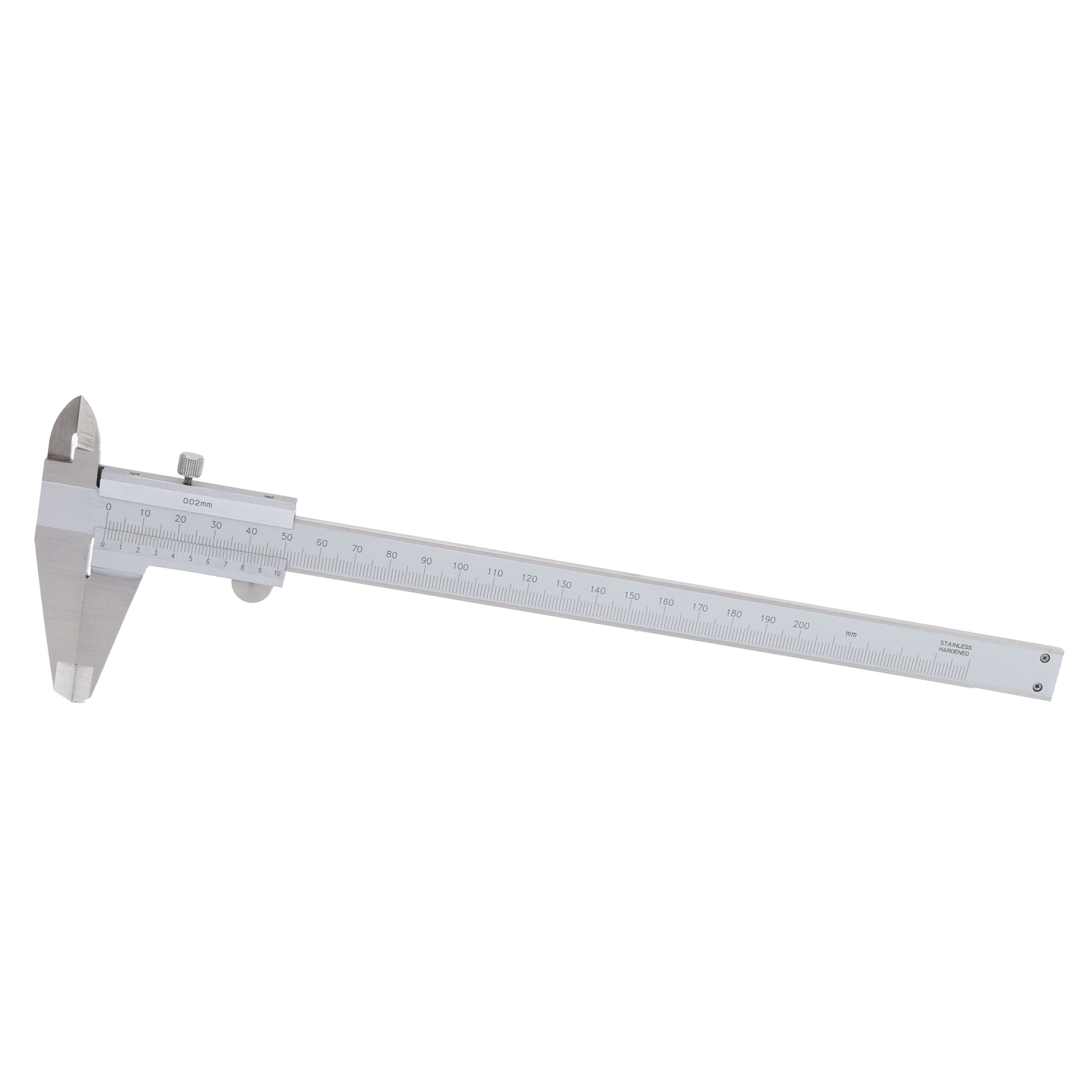 Edelstahl-messschieber, Ölbeständig, Mit Integrierter Feineinstell-präzisionsmesseinheit, 0–200 Mm