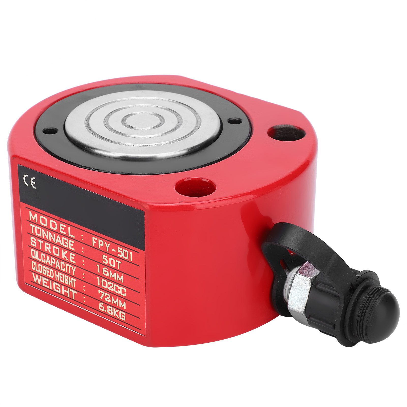 20-tonnen-hydraulikheber Mit Durchgangsbohrung, Separater Hohlheber Rsc-20100, Leistungsstarkes Industriehebegerät Für Schwere Lasten, 100 Mm Hub