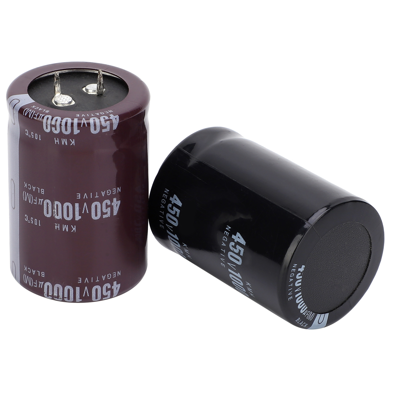 2 Zylindrische Aluminium-elektrolytkondensatoren, 1000 Μf, 450 V, 105 °c, 35 X 50 Mm, Hochzuverlässige Elektronische Bauteile