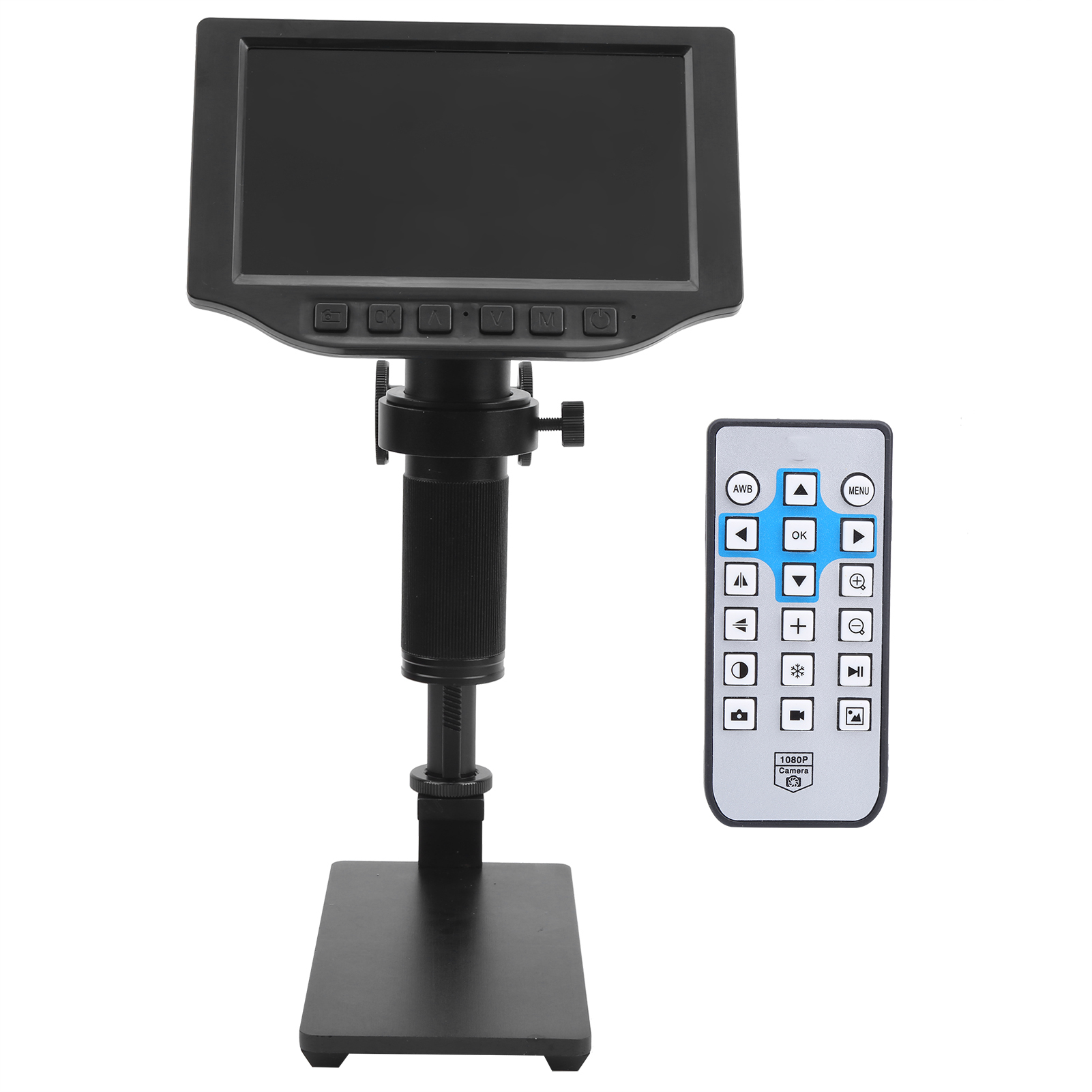 5-zoll-mikroskopkamera Mit 24 Mp, 1080p-auflösung Und Hdmi-anschluss, Für Die Reparatur Von Leiterplatten, Smd-bauteilen Und Cpus In Mobiltelefonen Sowie Zum Löten, Eu-stecker 100–240 V
