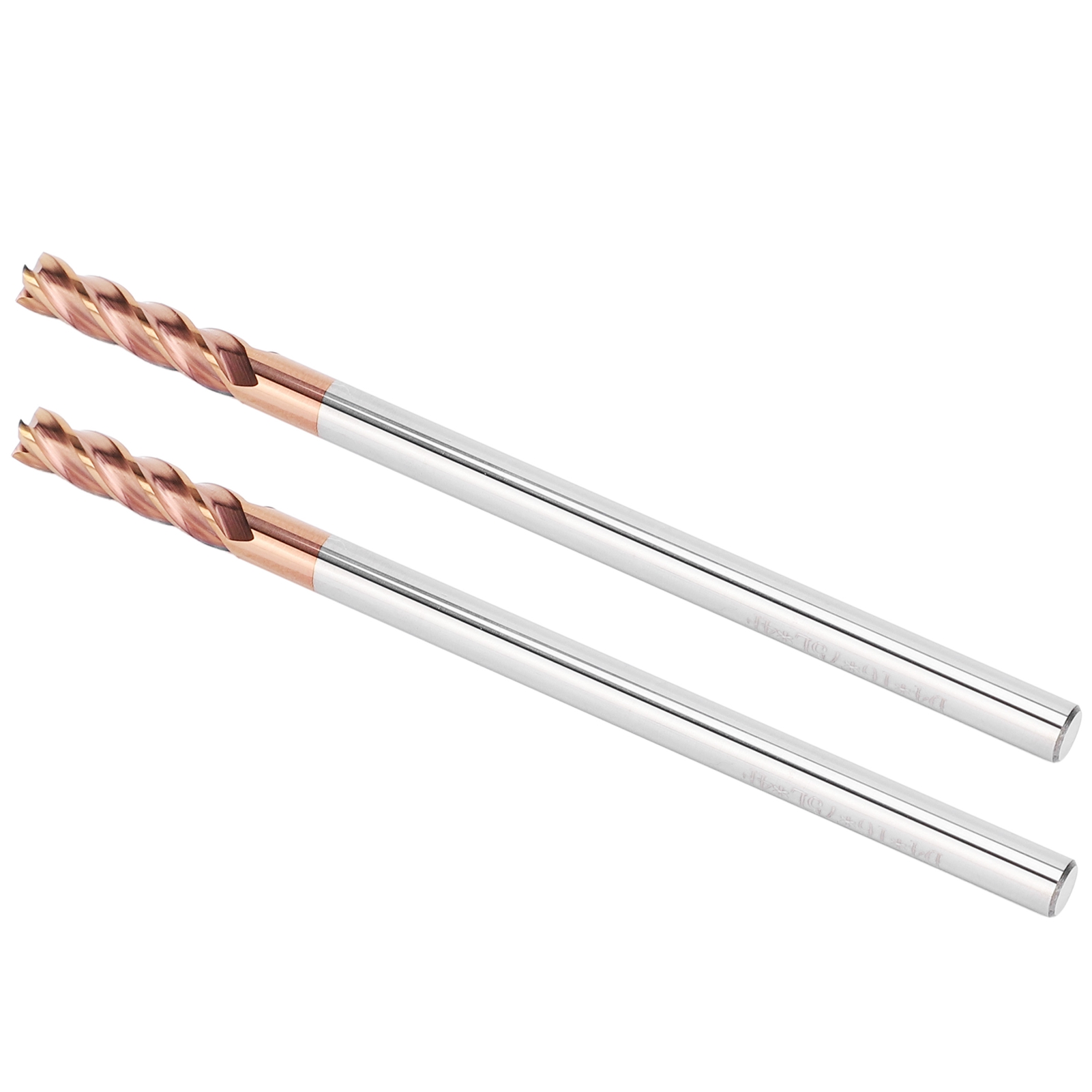 2-teiliger 4-schneidiger Hartmetall-fräser Für Holz, Cnc-fräswerkzeug Aus Wolframkarbid, 4 X 75 Mm Schnittkapazität, Holzbearbeitungsfräsen