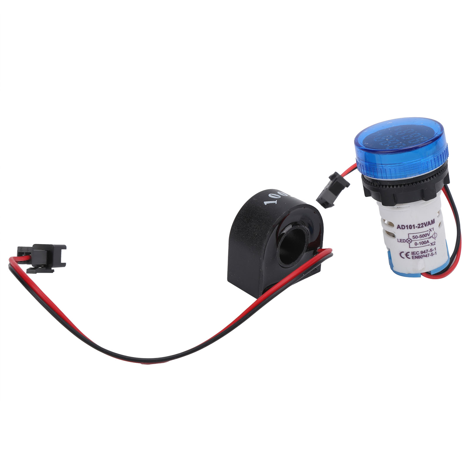 Packung Mit 10 Hochhellen Roten Led-anzeigeleuchten Ad16-22ds, 110v Ac/dc Signalanzeige Für Industriepanels.