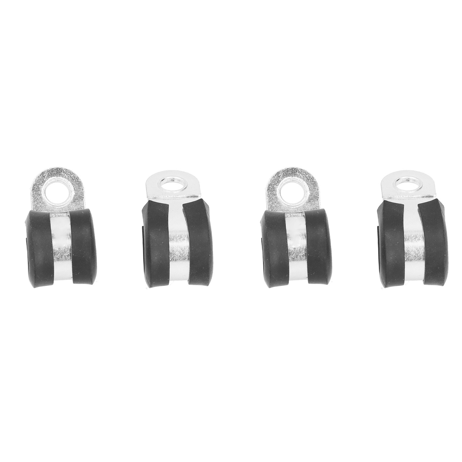 20 Colliers R Inox Démontables Avec Coussinet Caoutchouc Isolant Pour Fixation Câble 18mm