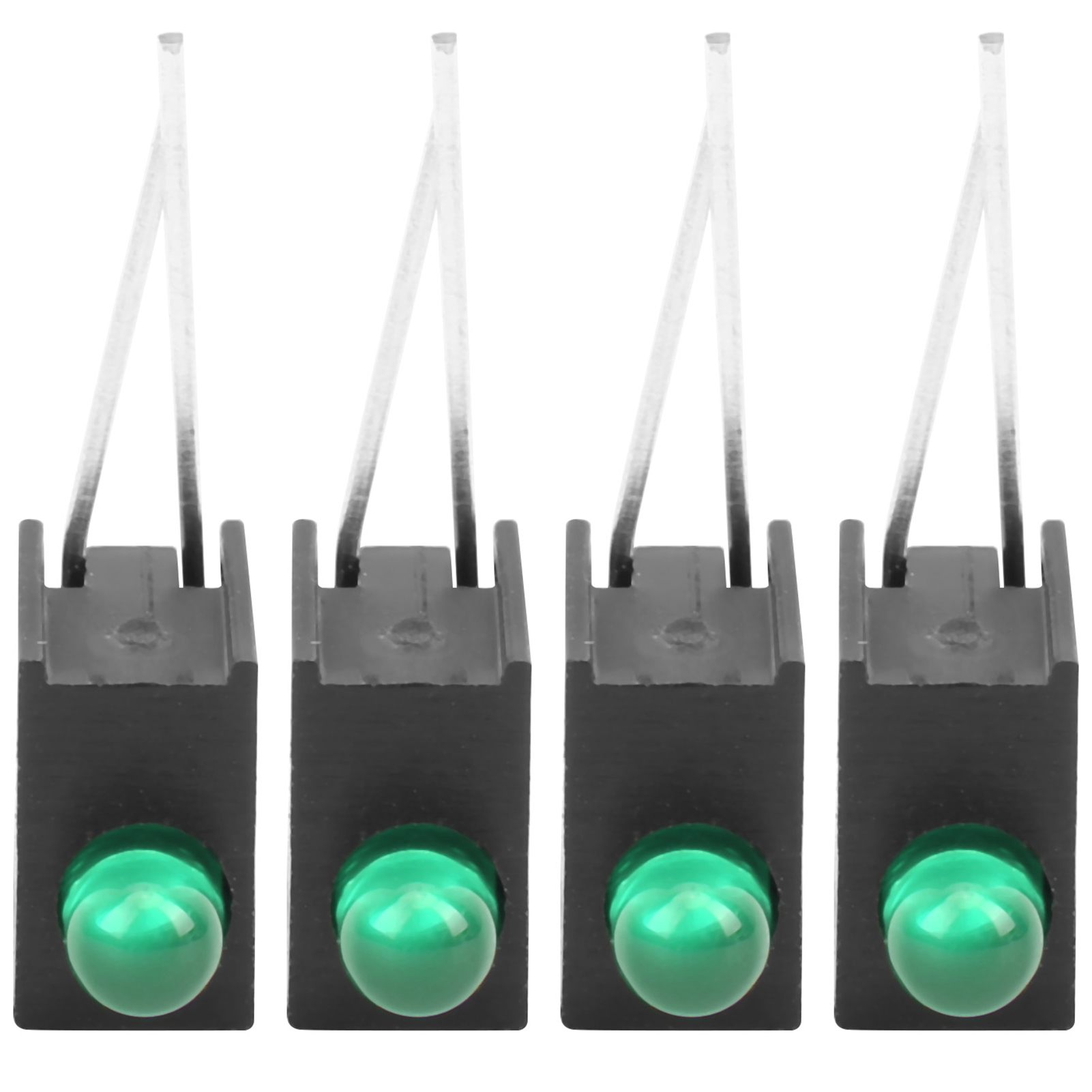 100 Stück 3-mm-led-fassungen, 90°-lampenschirm, Industrielle Steuerungskomponenten, Orangefarbenes Licht, Lampenbefestigung