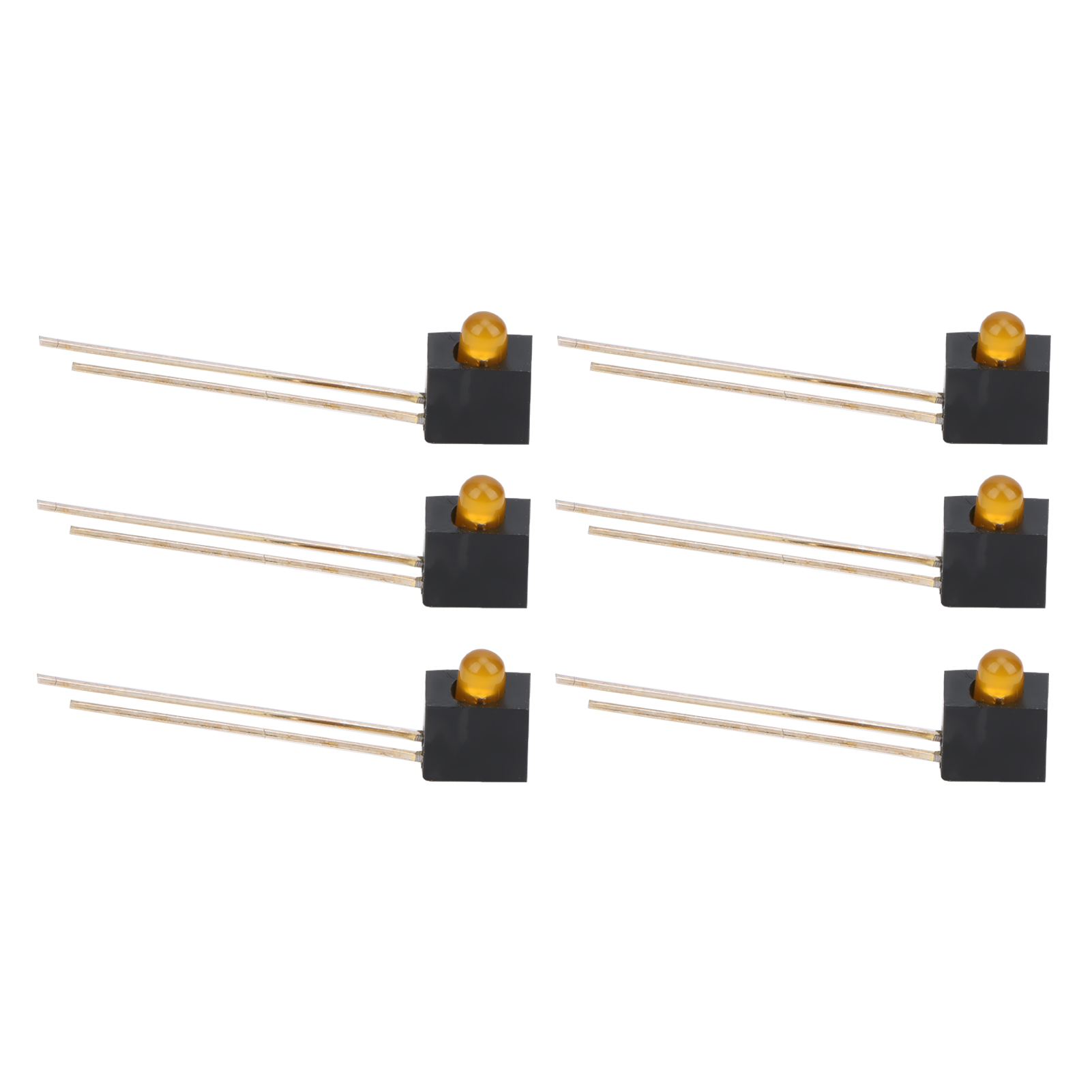 100 Stück 3-mm-led-fassungen, 90°-lampenschirm, Industrielle Steuerungskomponenten, Rotes Licht