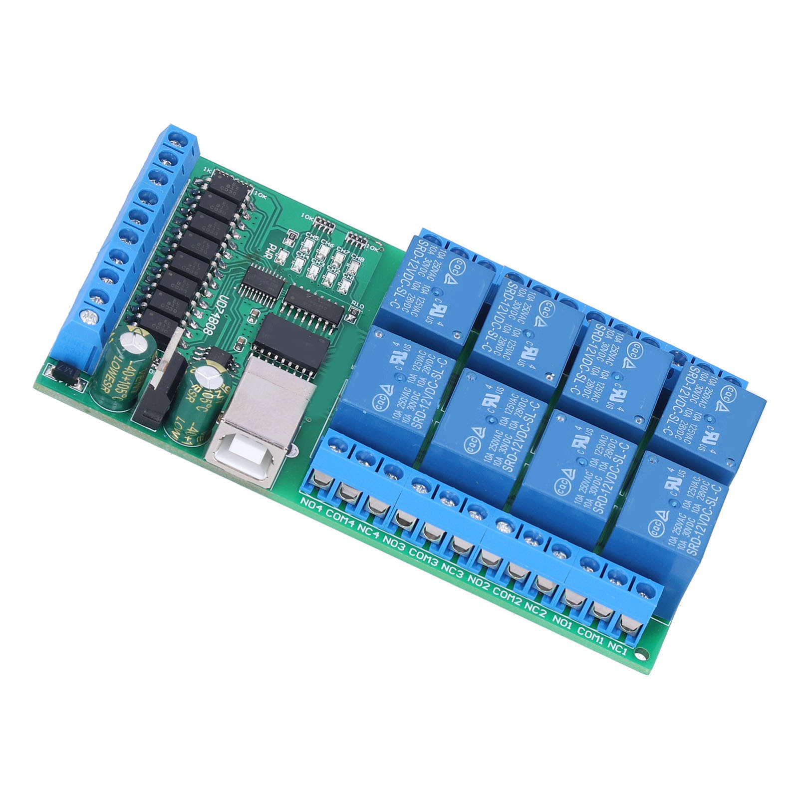 Hym281 8-kanal-halbleiterrelaismodul, Low-level-treiber Mit Sicherung, Ssr-platine Für Arduino