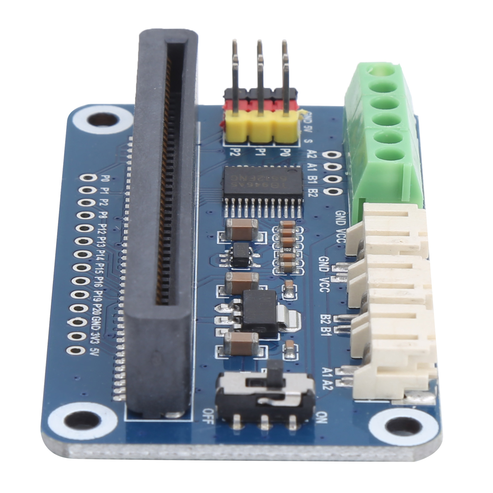 Motortreiberplatine Für Micro:bit, Dual-dc-motor- Und Triple-servo-steuerung, Robotersteuerungsmodul