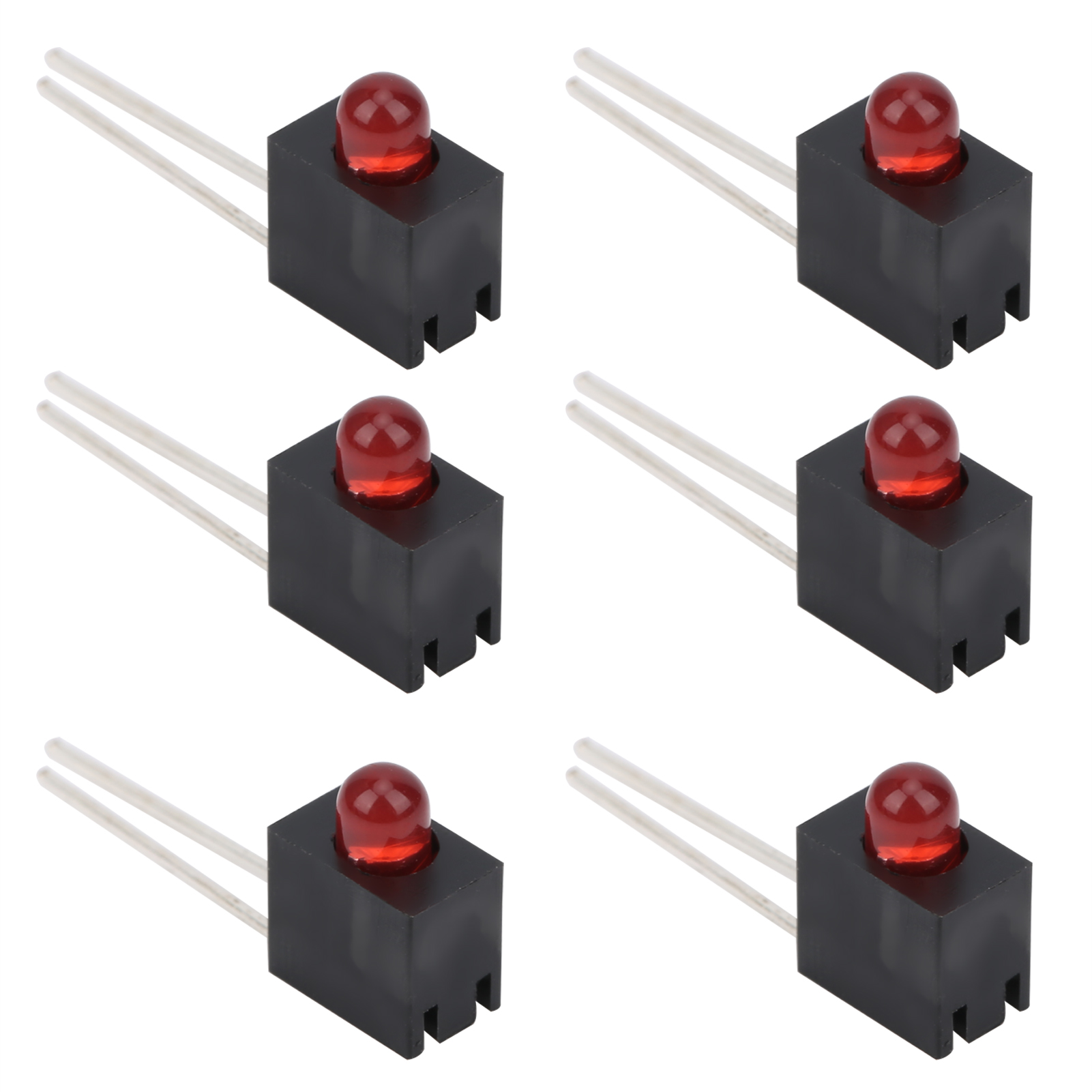 Packung Mit 100 Blauen 3-mm-led-dioden Mit Halterung, Einseitigem Loch, Zubehör Für Industrielle Beleuchtung.