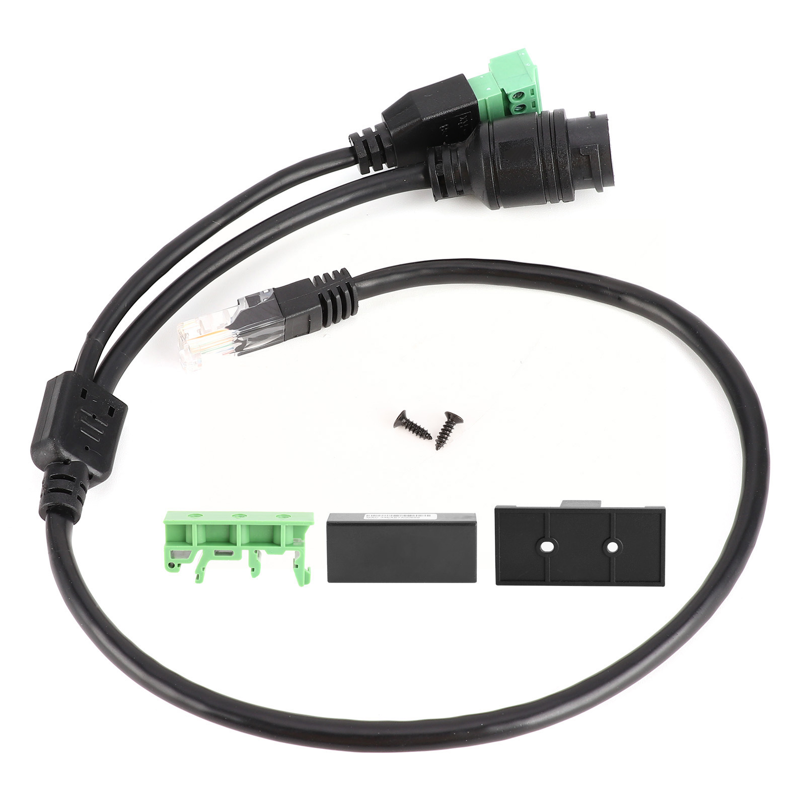 20-teiliger Spl-schnellverbinder, 1-eingang-5-ausgang-druckknopfverteiler, Kupfer- Und Pc-klemmenblock, Gelbes Elektrisches Kabel