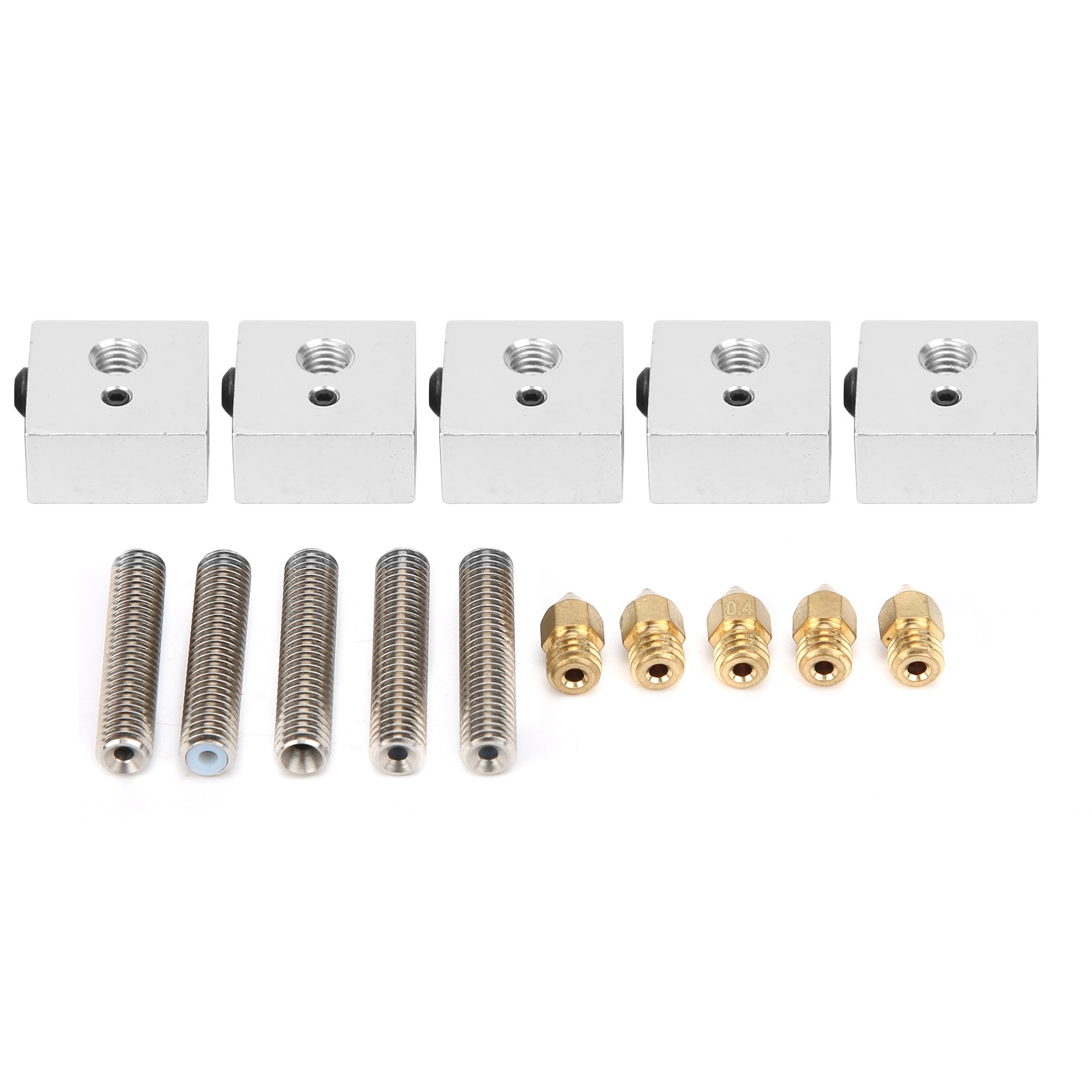 Set Mit 5 Magnetischen Sechskantschraubendreher-bits, 65 Mm, 1/4"-batterie, Chrom-vanadium-stahl, Werkzeugset