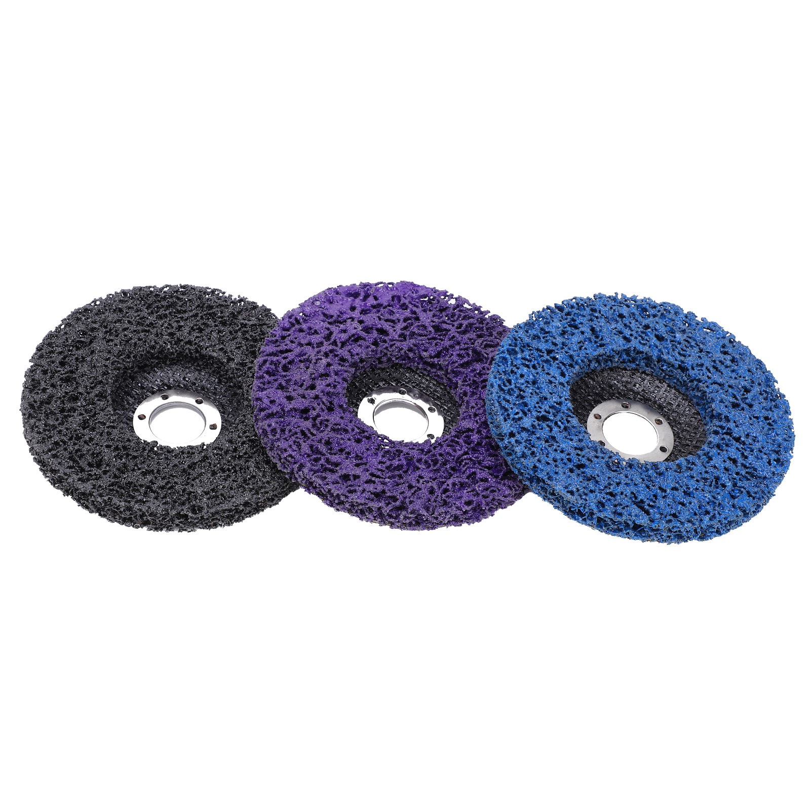 Set Mit 3 Polierscheiben, 115 Mm Elastische Harzschleifscheibe Für Winkelschleifer, 4,5 Zoll Polierpad