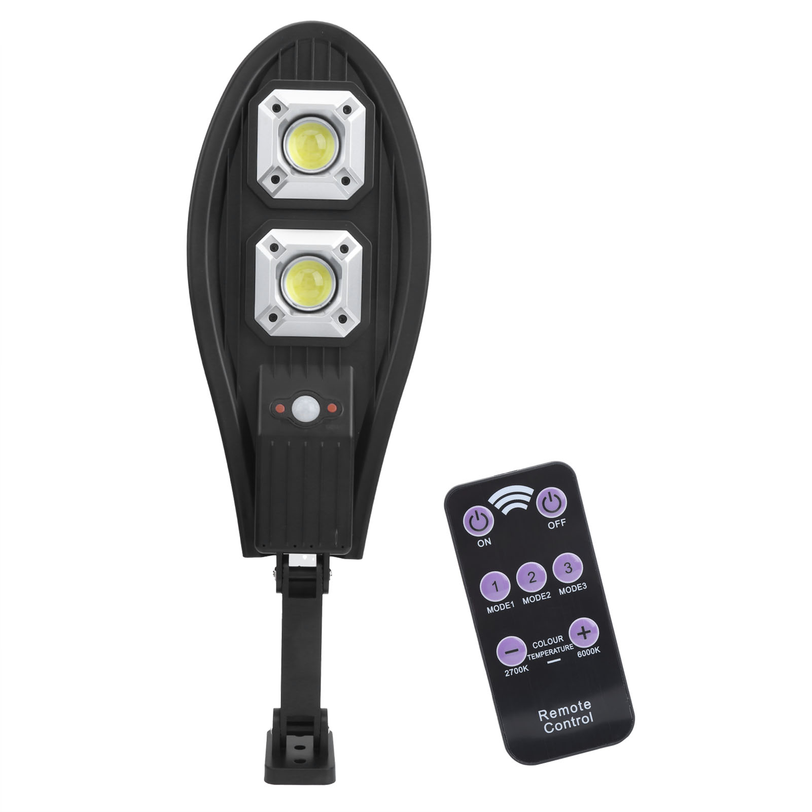 Solarbetriebene Außenstraßenleuchte Mit Bewegungsmelder, Ip65 Wasserdicht, Usb-aufladbar, Garten- Und Einfahrtbeleuchtung, Modell Ll-62t