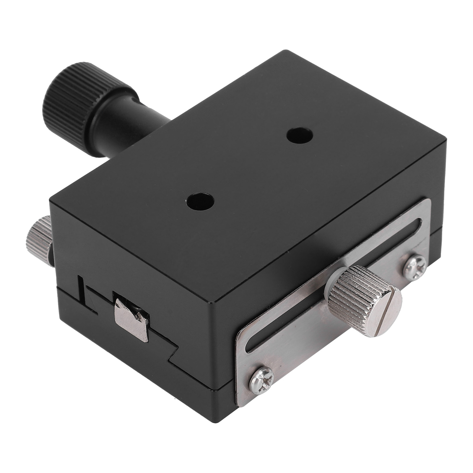 Lineartisch Hba60 Mit Schwalbenschwanzführung, Präzisionsplatte Mit Manueller Feineinstellung, 60 Mm Hub, Für Positionierung Und Mikroverschiebung.