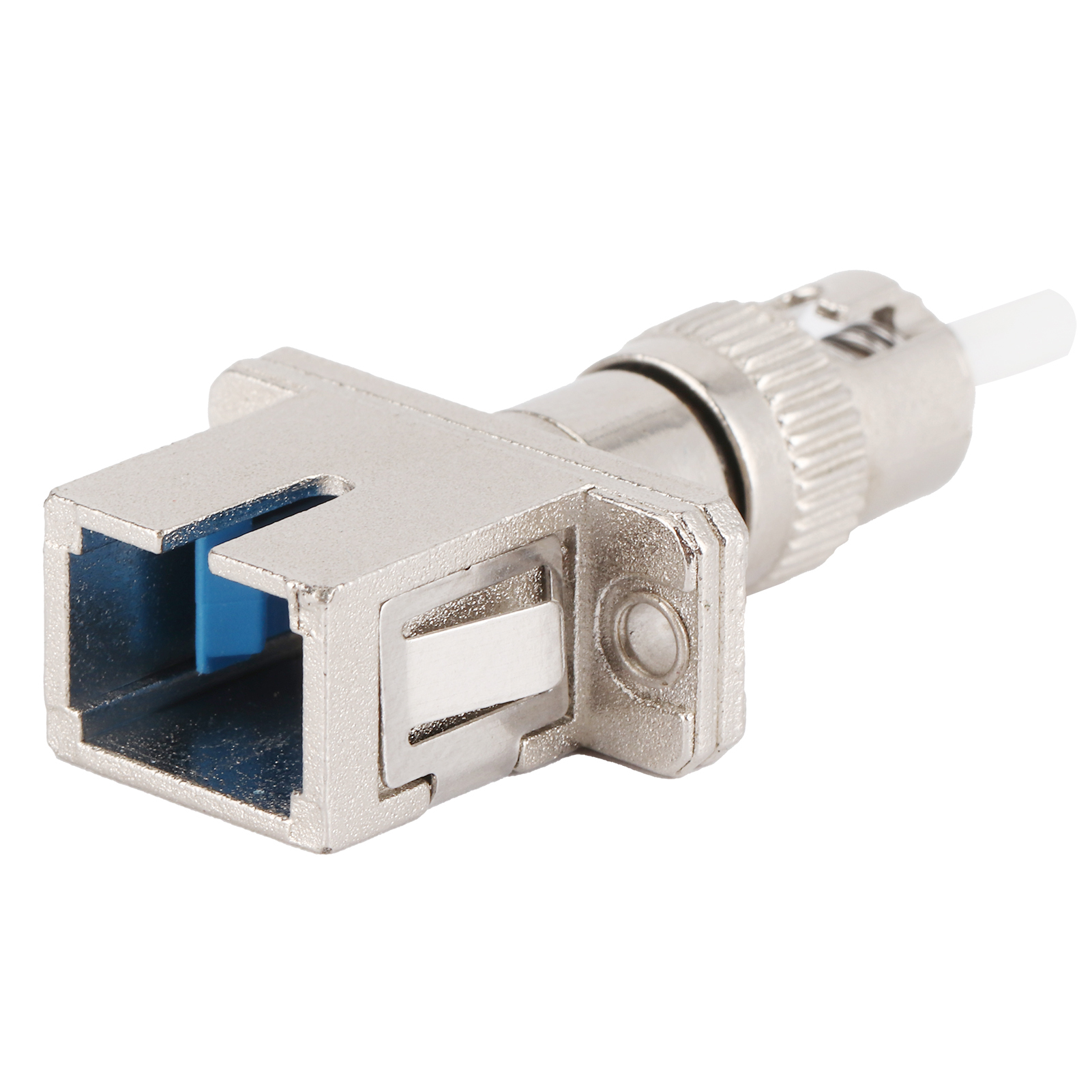 Optischer Adapter St-stecker Auf Sc-buchse, Singlemode-stecker, Keramikferrule, Hohe Rückflussdämpfung, Geringe Einstecktiefe, Robust.