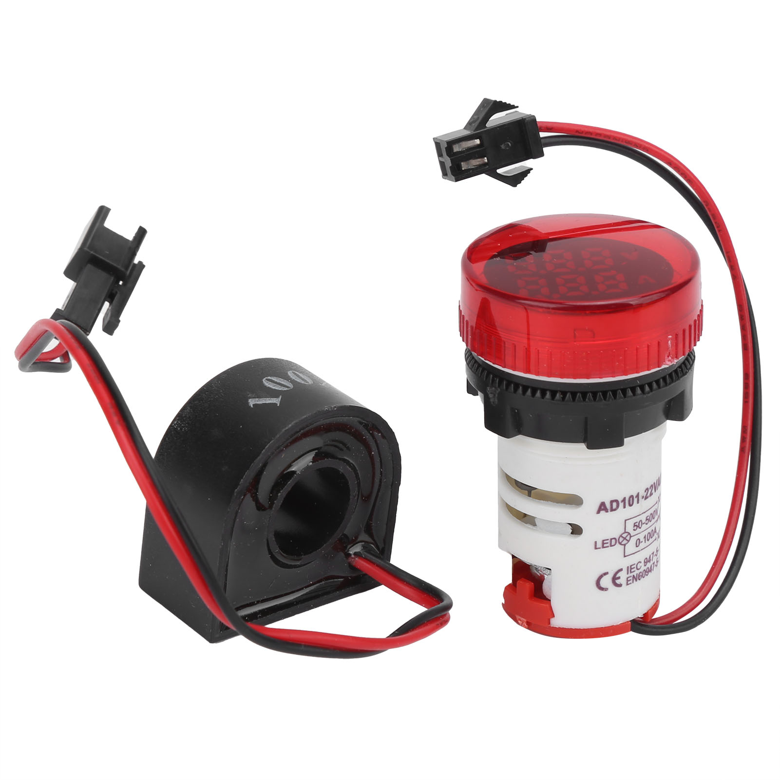 Packung Mit 10 Gelben Ad16-22ds Led-anzeigeleuchten, Helle Anzeigelampen Für Signalzwecke, Universalspannung Ac/dc 12v.