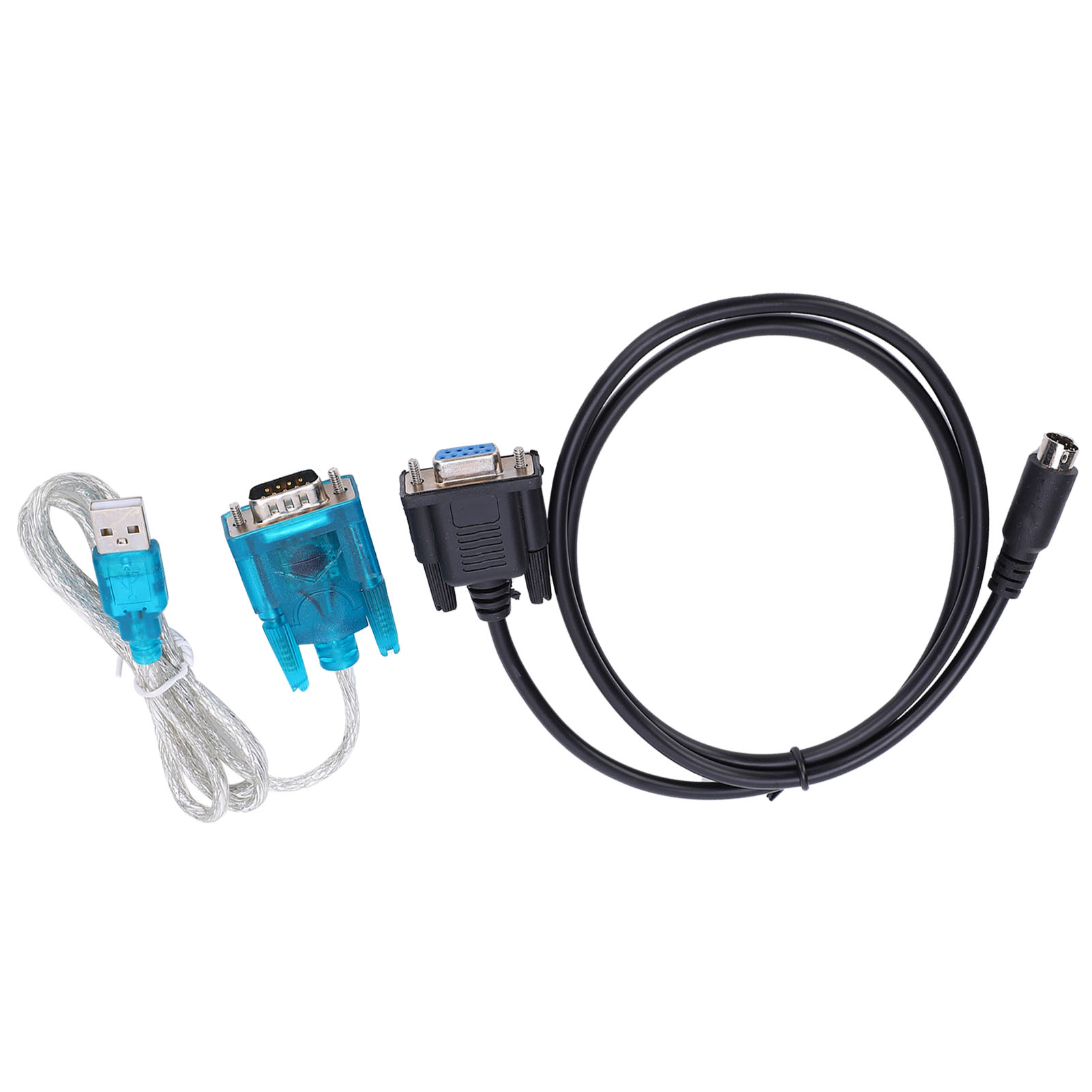 Usb-zu-rs232-adapterkabel Für Sps-kommunikation, Dedizierter Runder Md8-anschluss, Schwarz