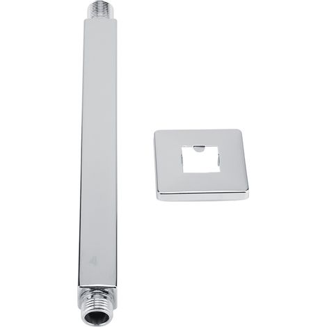 Quadratische Edelstahl-wandhalterung Für Badezimmer-deckenduschkopf (25 Cm)