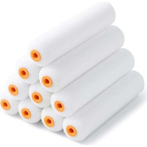 Set Mit 10 Hochdichten Schaumstoff-farbrollern, 6 Zoll (15,2 Cm), Zum Streichen Von Häusern, Wänden, Decken, Türen Und Möbeln.
