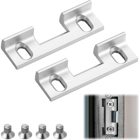 Ersatzteile Typ 115 Für Schließbleche, 46 X 14,4 X 9 Mm. Ersatzteil Für Verstellbares Schließblech, Schraubenlochabstand 32 Mm. Aufschraubbares Teil Für Standard-schließblech, Hochwertiges Metall.