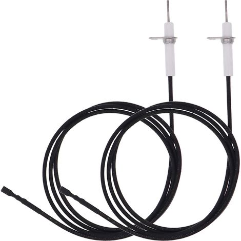 2 X 1 Meter Impulszündkabel Und Keramikelektrodenbaugruppe Die Zündelektrode Kann Für Die Impulszündung Gebogen Werden Zündkerzen-elektrodenwechsel