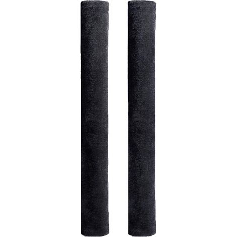 2-teilige Kühlschrankgriffbezüge – Weich, Universell, Goldvelours Und Baumwoll-polyester, Schwarz