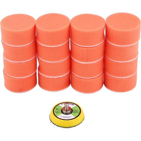 Set Mit 17 Autopolierschwämmen (2 Zoll), Geeignet Zum Polieren, Schleifen Und Wachsen Von Autos