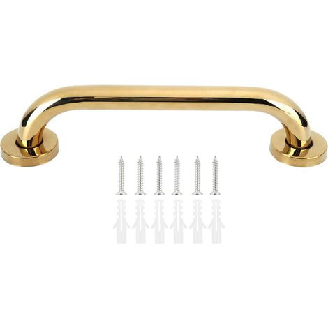 30 Cm Langer, Vergoldeter Haltegriff Aus Edelstahl Für Die Badewanne, Sicherheitsgriff Für Senioren, Metallstützstange