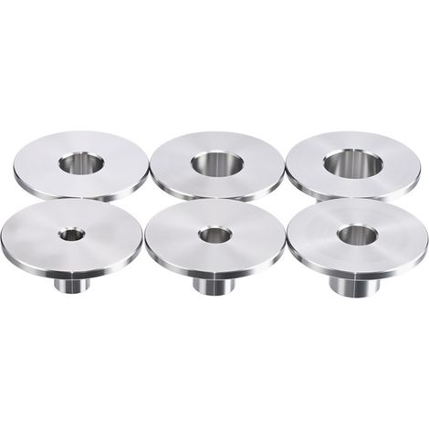 6-teiliges Set Fräsführungen Aus Edelstahl, Holzbearbeitungs-schneidführungen (10 Mm, 12 Mm, 14 Mm, 16 Mm, 18 Mm, 20 Mm)
