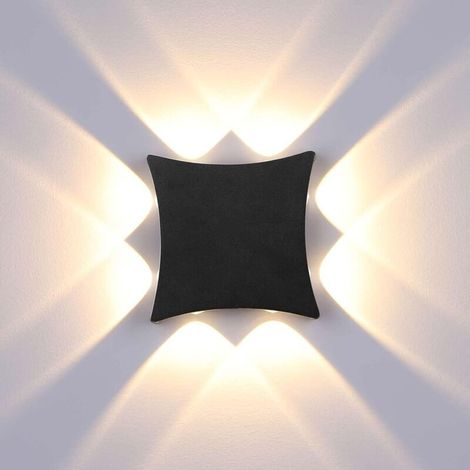 Außenwandleuchte, Led-außenwandleuchte Für Gartenzäune, Außenwandleuchte Für Terrasse, Haus, Gartenbeleuchtung Für Gartenwege, Schlafzimmer
